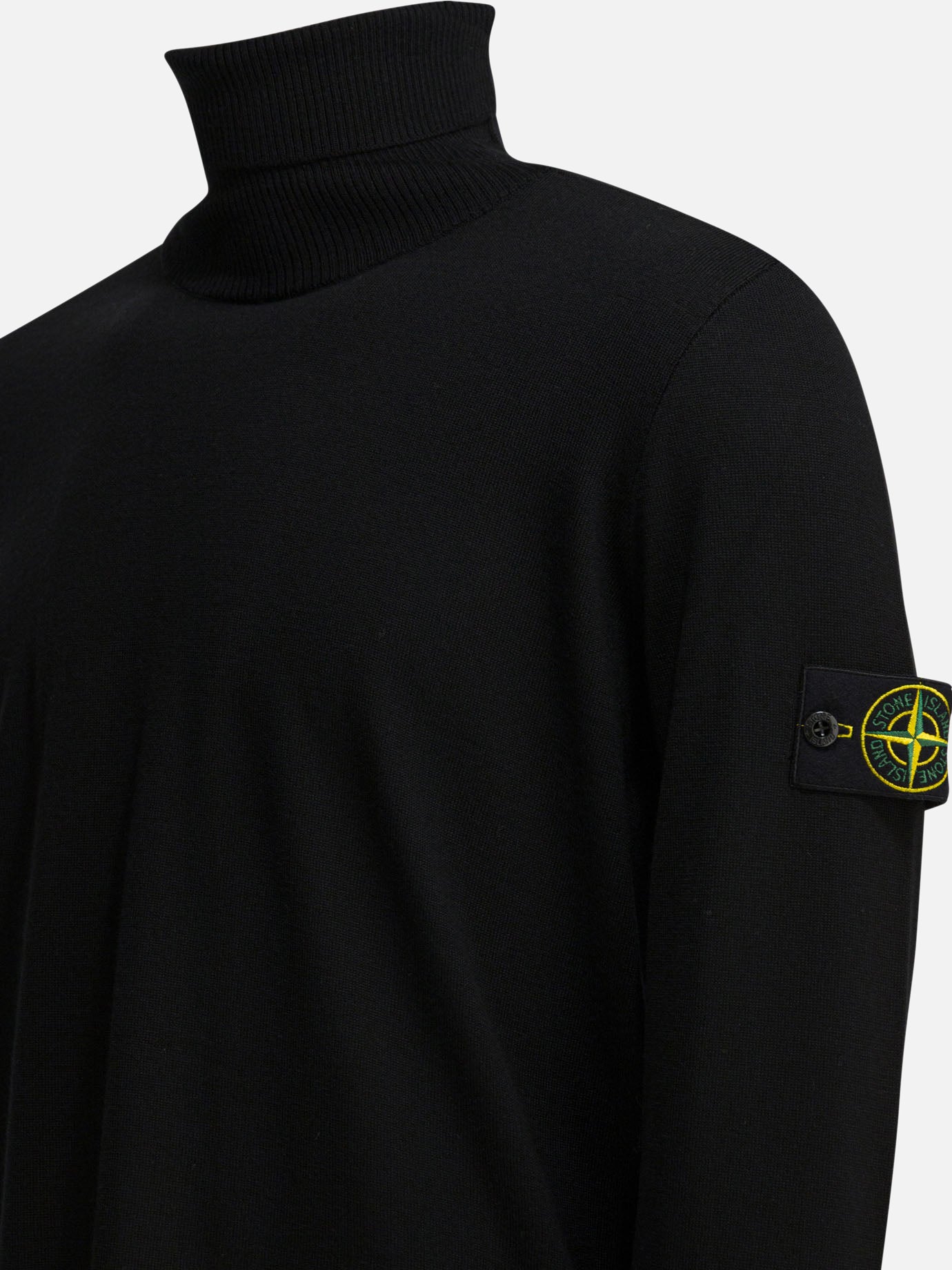 Maglioni dolcevita Logo Nero - Stone Island Uomo | PDP | VIETTI Online Store | Zoom-Modal_4