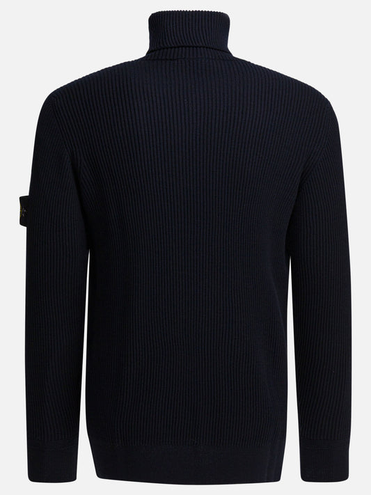 Turtleneck sweaters Logo Blue - Stone Island Men | PLP | VIETTI Online Store | 2