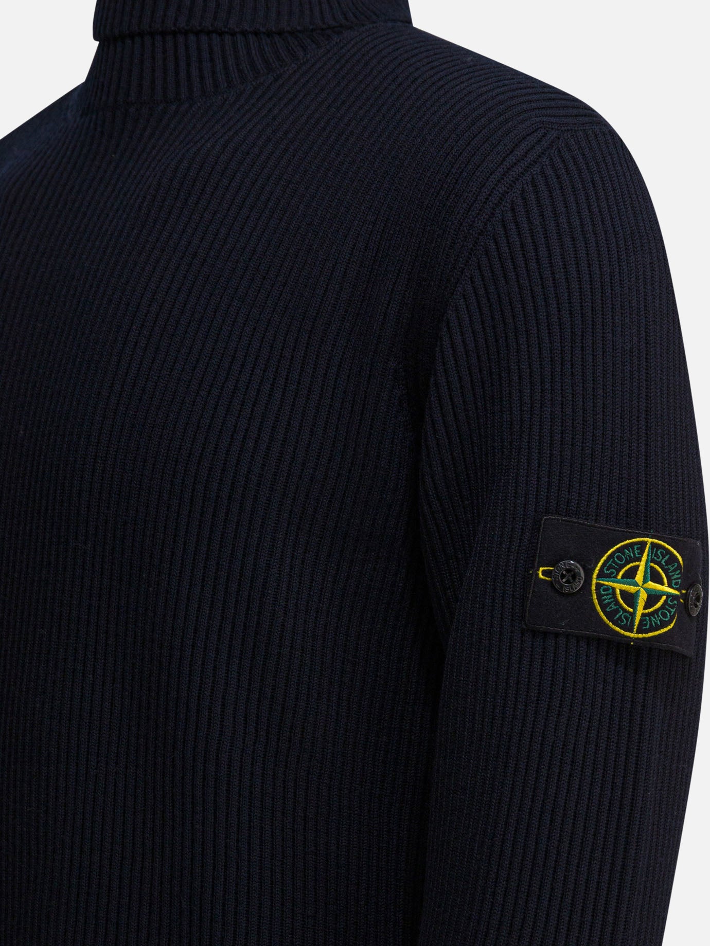 Maglioni dolcevita Logo Blu - Stone Island Uomo | PDP | VIETTI Online Store | Zoom-Modal_4