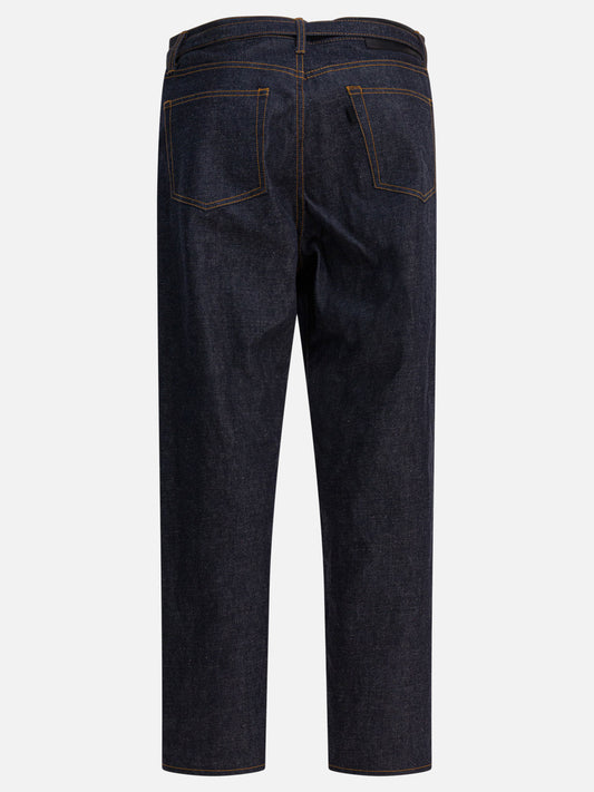 Wide-leg jeans Solid colour Blue - Sacai Men | PLP | VIETTI Online Store | 2