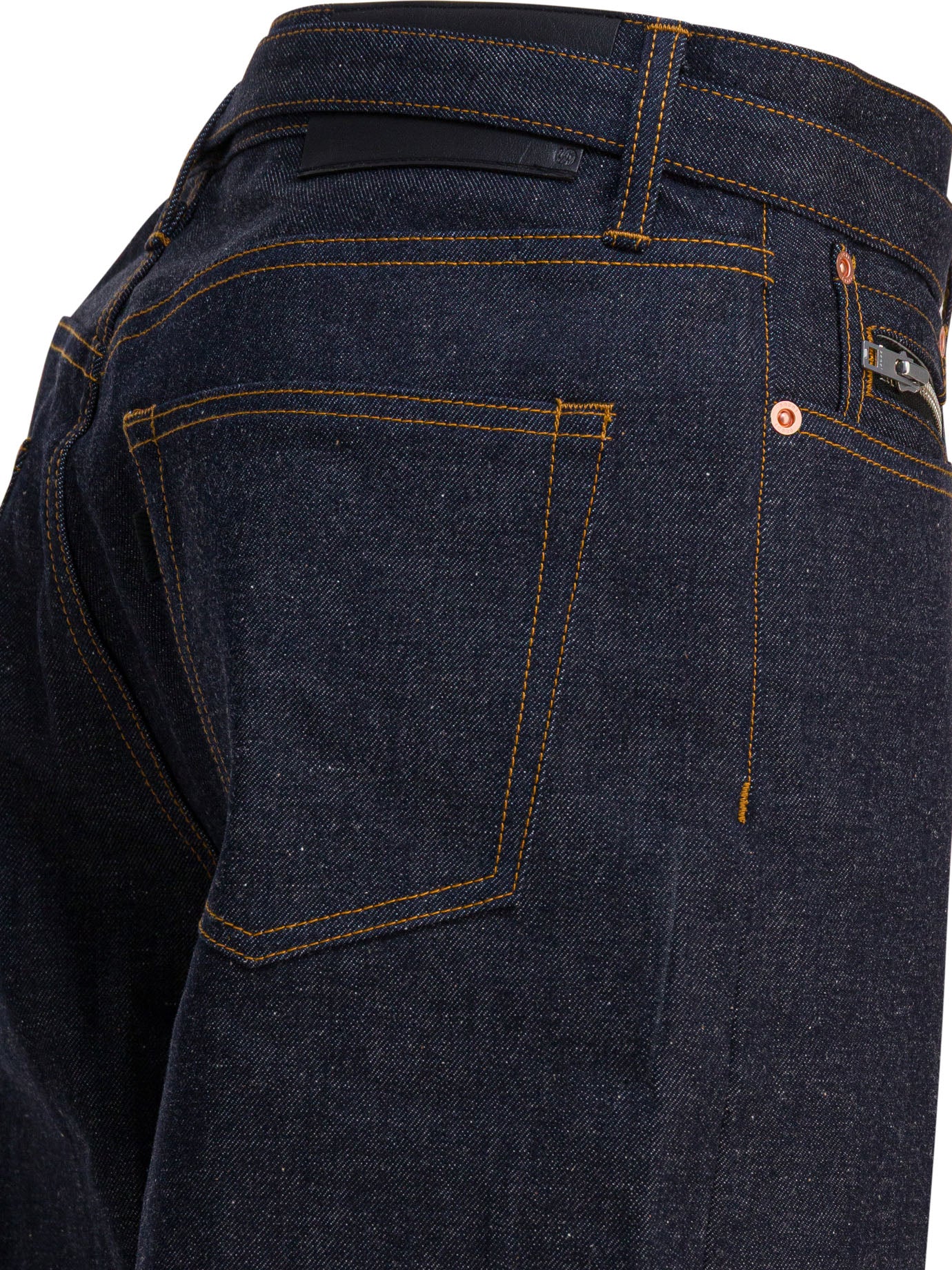 Wide-leg jeans Solid colour Blue - Sacai Men | PDP | VIETTI Online Store | Zoom-Modal_4