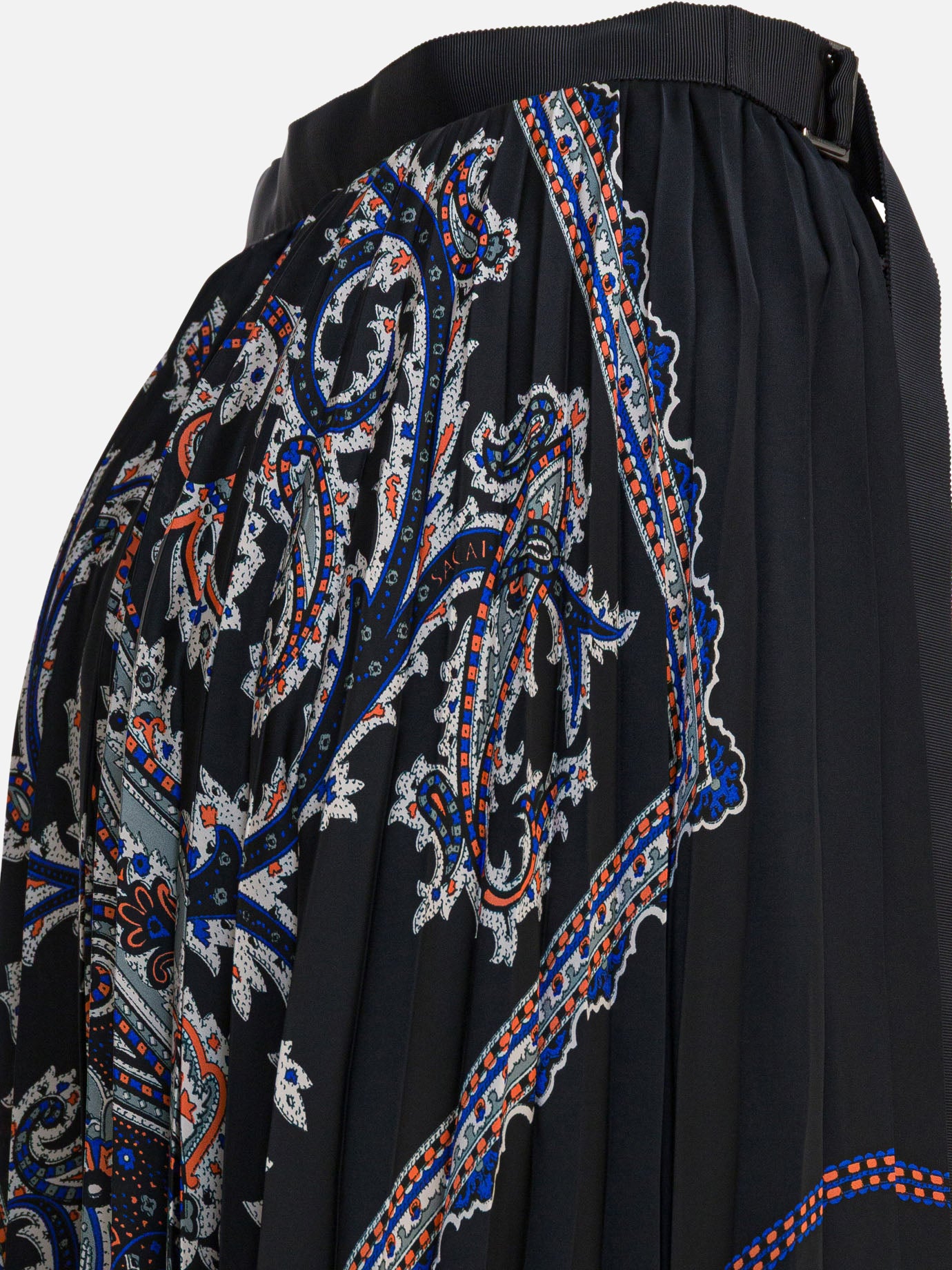 Midi skirts Paisley Black - Sacai Women | PDP | VIETTI Online Store | Zoom-Modal_4
