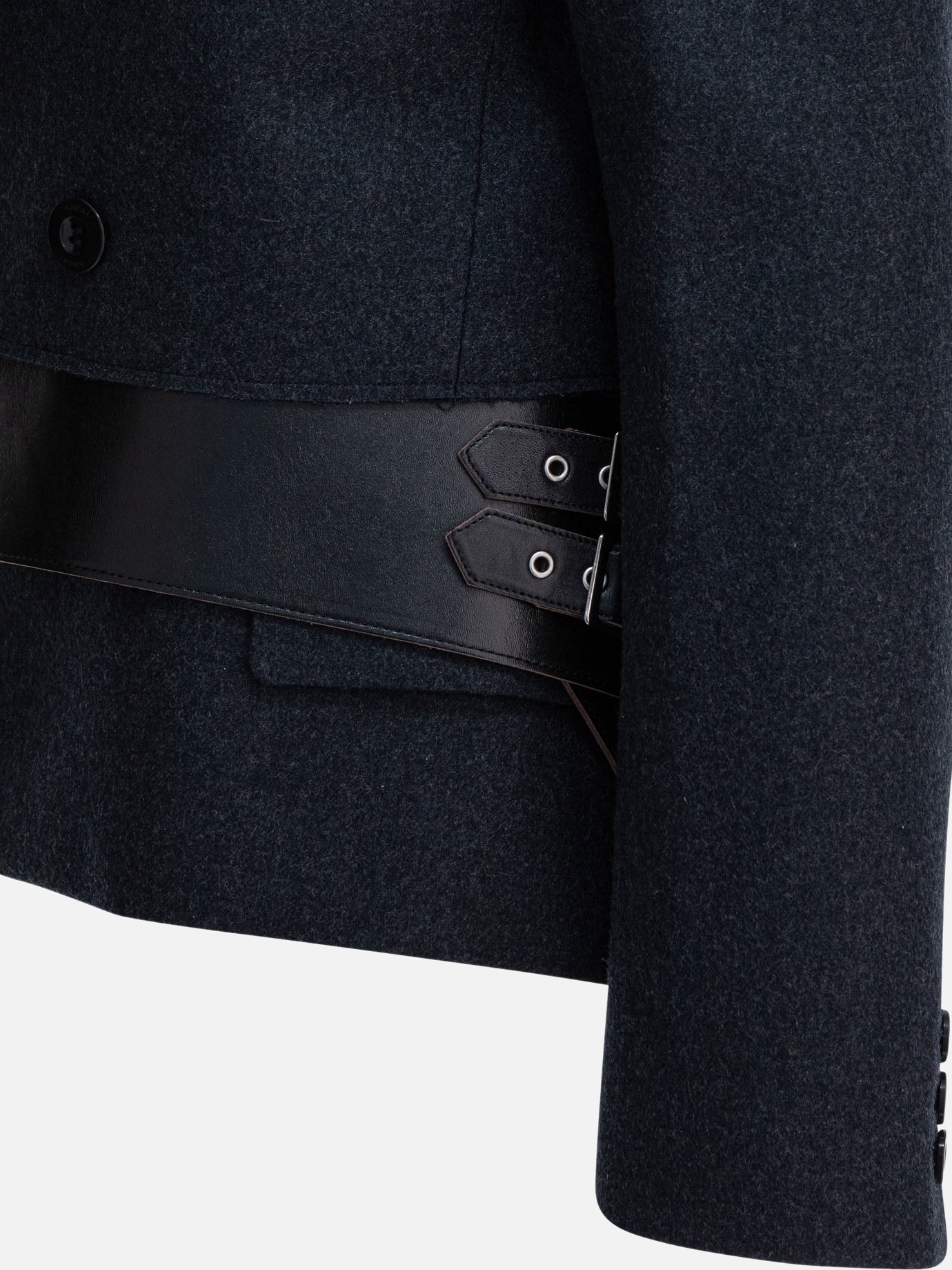 Short coats Pinstriped Grey - Sacai Women | PDP | VIETTI Online Store | Zoom-Modal_4
