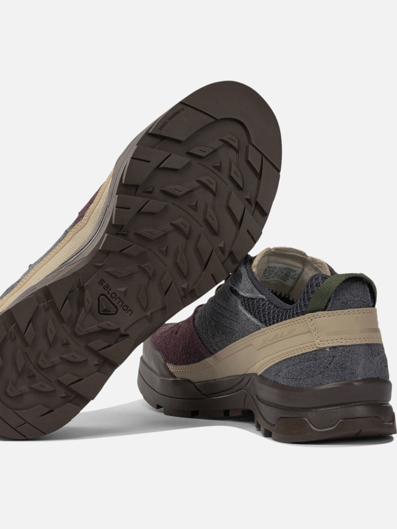 Low top sneakers 100% suede - 100% rubber Multicolor - Salomon Men | PDP | VIETTI Online Store | Zoom-Modal_5