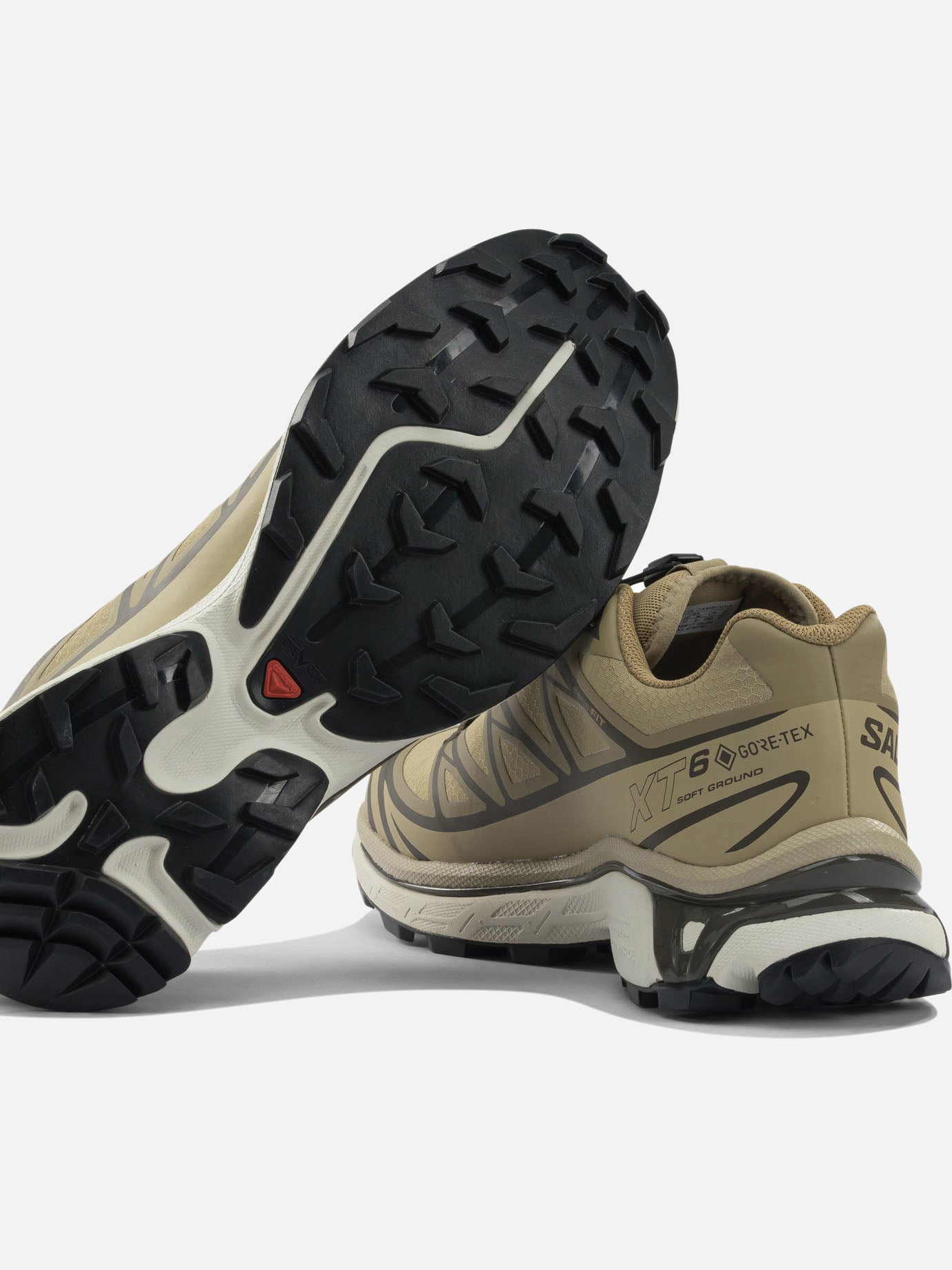 Sneaker basse 50% synthetic leather 50% mesh - 100% rubber Beige - Salomon Uomo | PDP | VIETTI Online Store | Zoom-Modal_5
