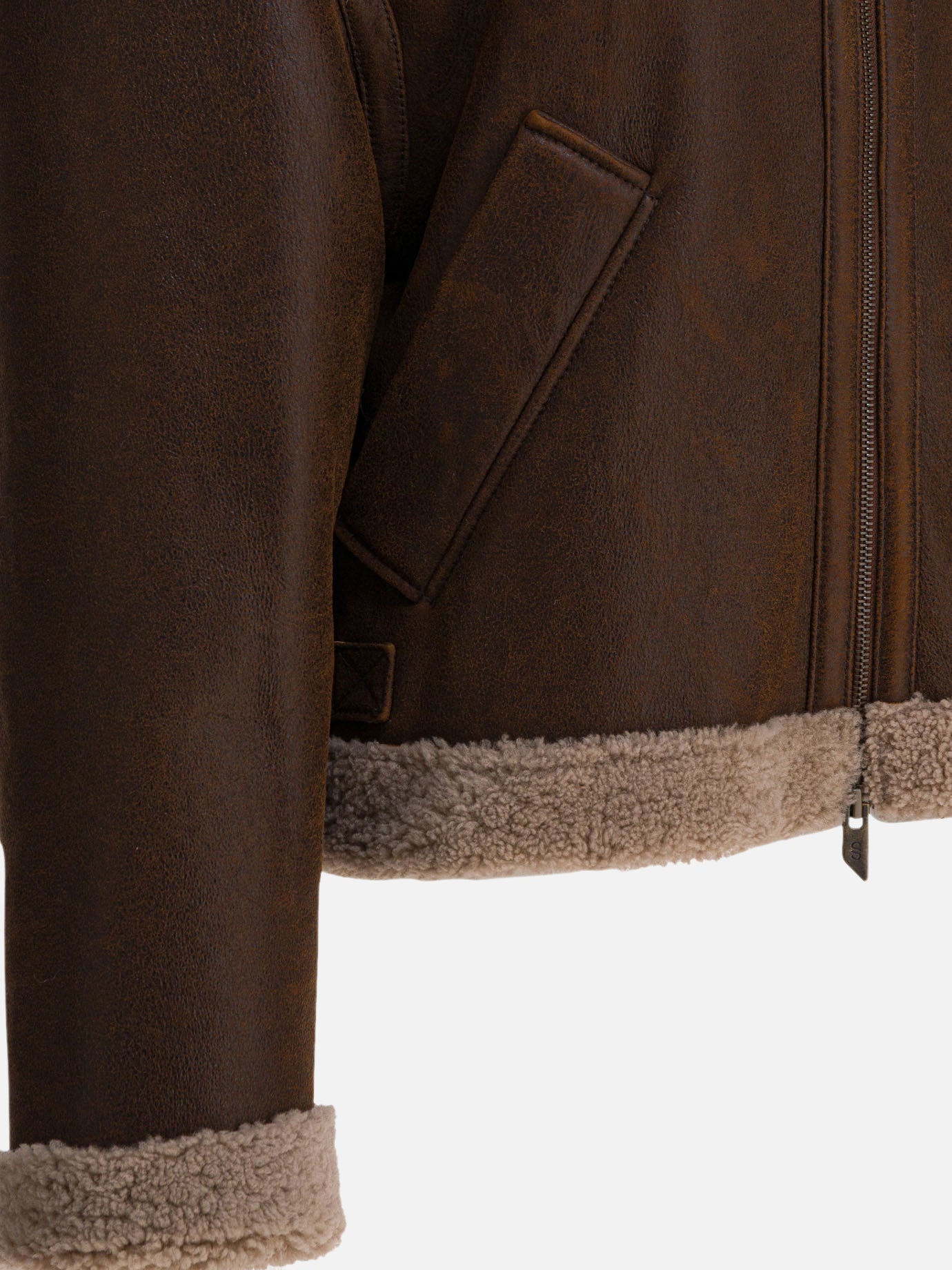 Shearling jackets Solid colour Brown - Salvatore Santoro Women | PDP | VIETTI Online Store | Zoom-Modal_4