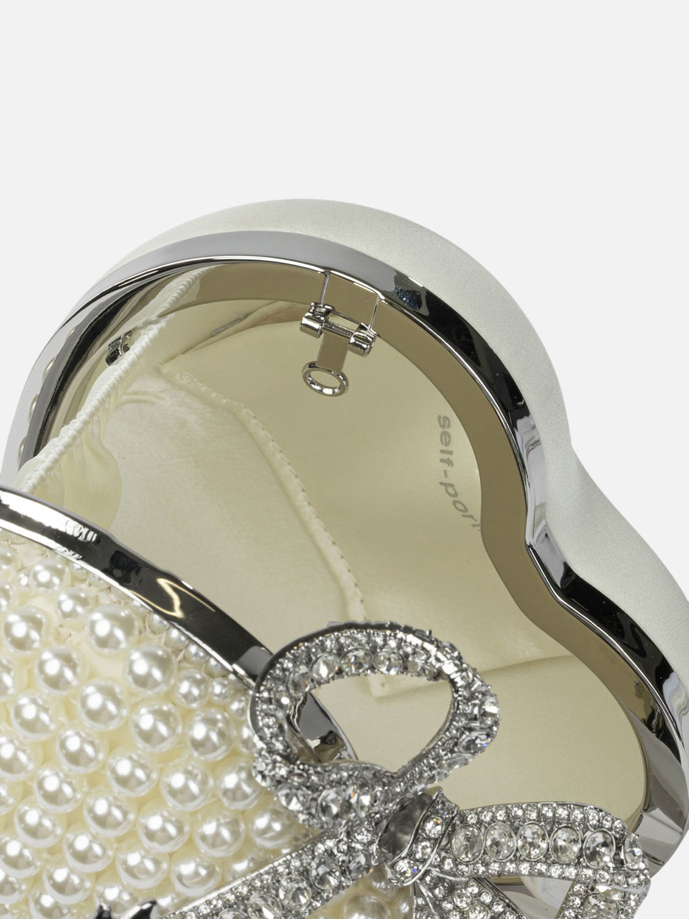 Minaudiere 100% cow leather Beige - Self-portrait Women | PDP | VIETTI Online Store | Zoom-Modal_5