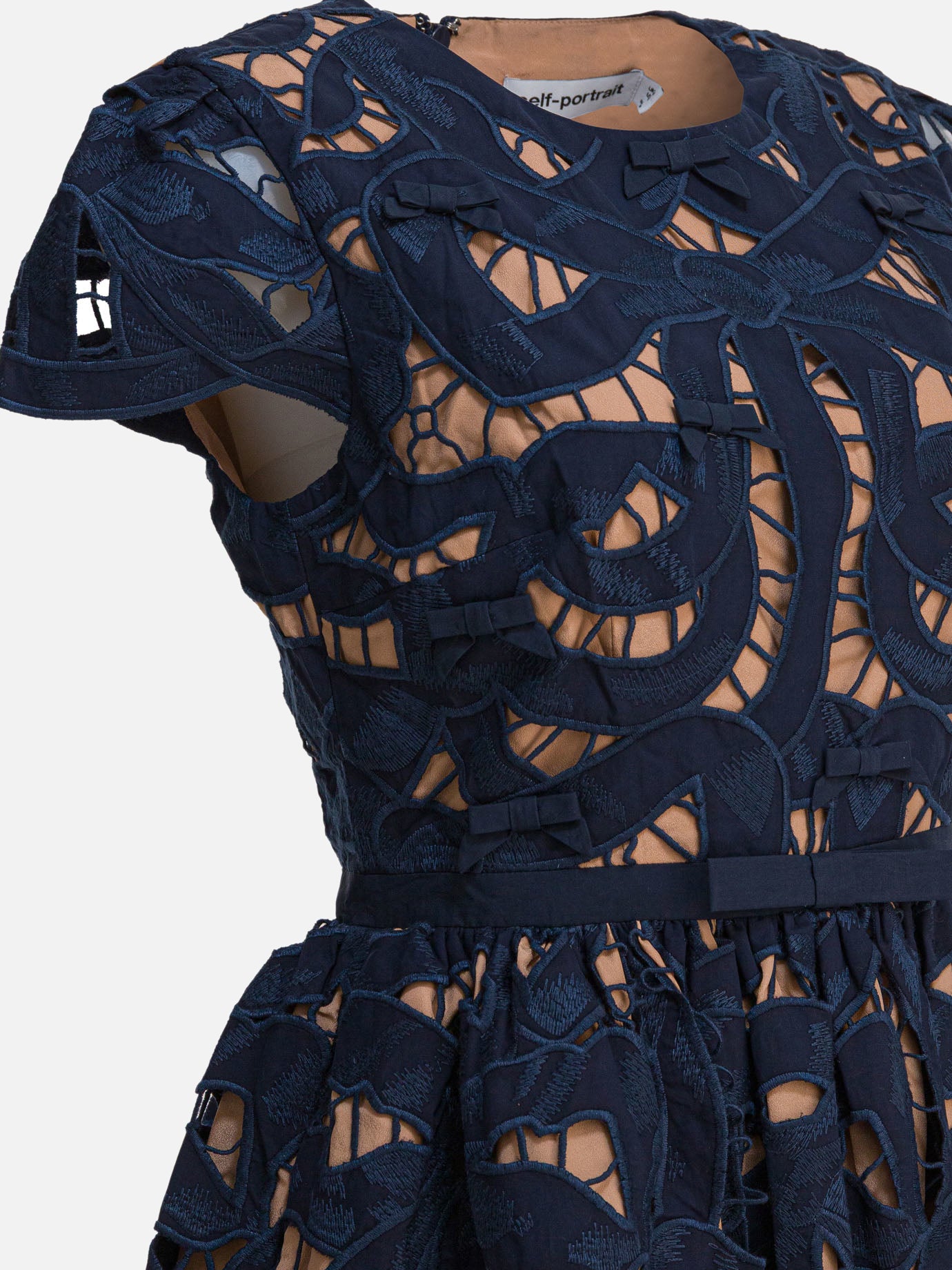 Mini dresses Solid colour Blue - Self-portrait Women | PDP | VIETTI Online Store | Zoom-Modal_6
