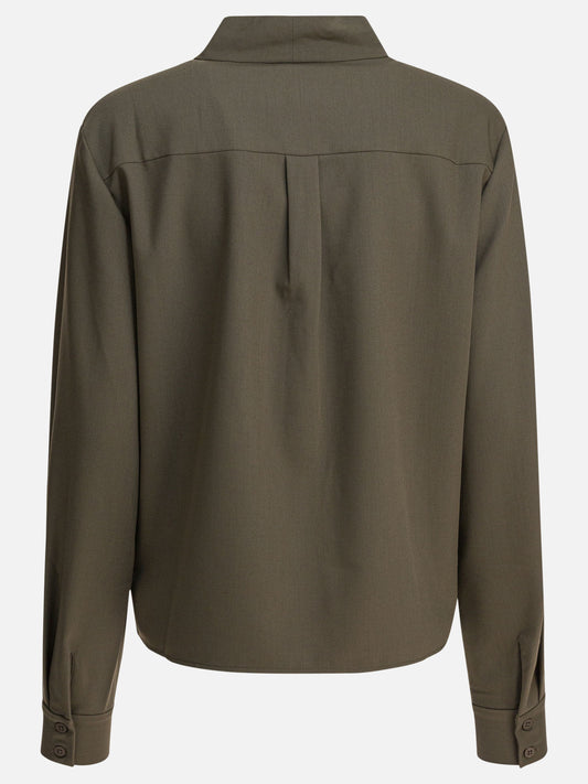 Blouses Solid colour Green - Self-portrait Women | PLP | VIETTI Online Store | 2