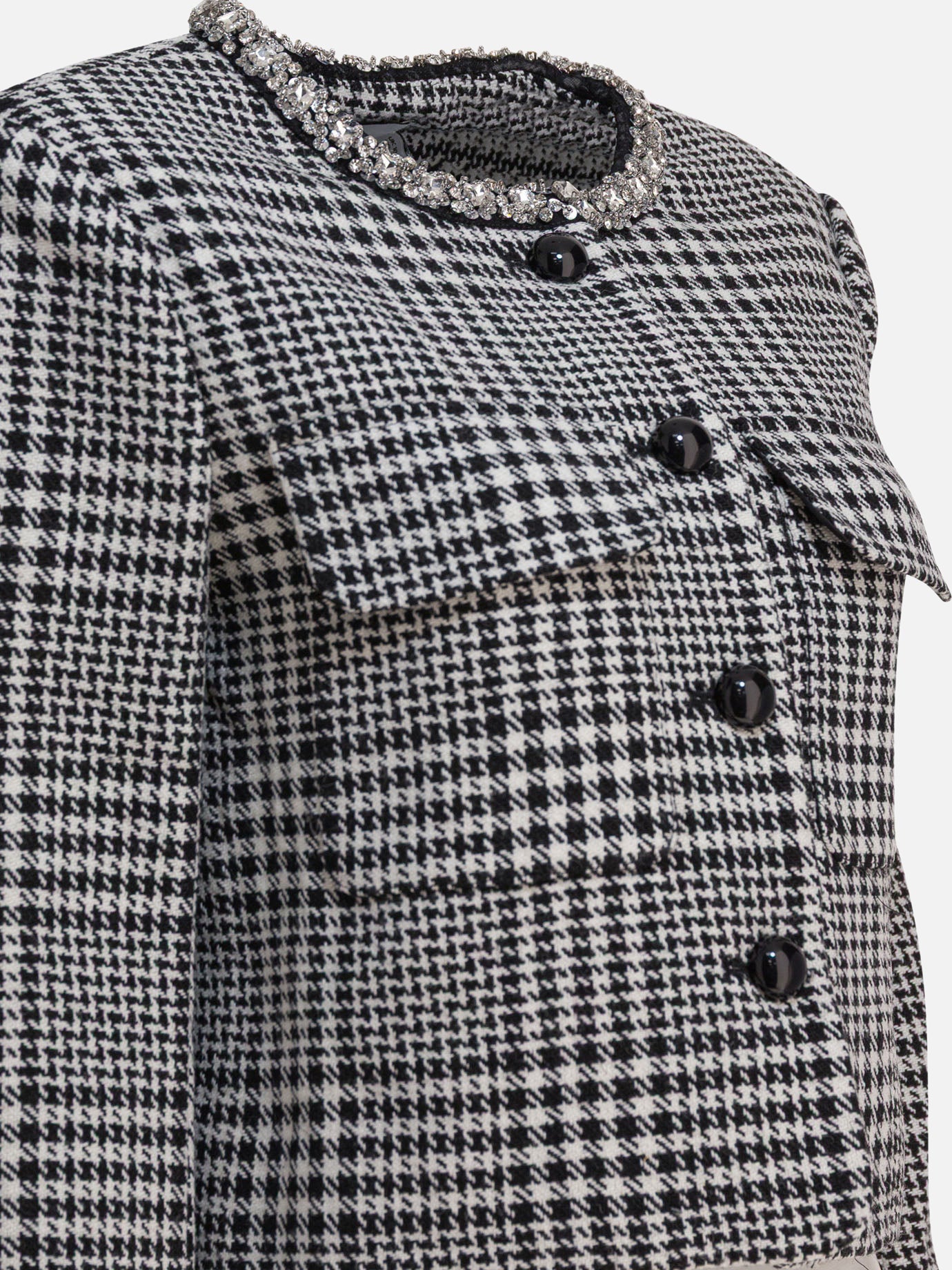 Blazer Prince of Wales Nero - Self-portrait Donna | PDP | VIETTI Online Store | Zoom-Modal_4