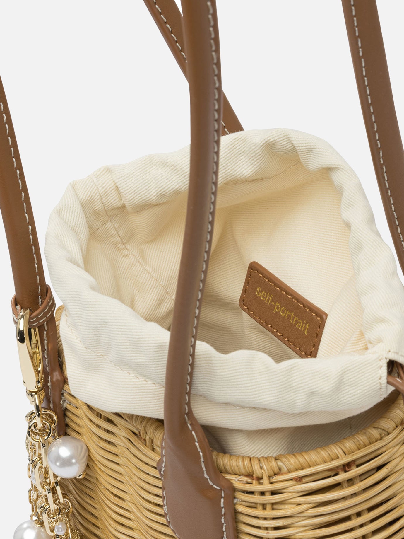 Borse mini 100% rattan Marrone - Self-portrait Donna | PDP | VIETTI Online Store | Zoom-Modal_5