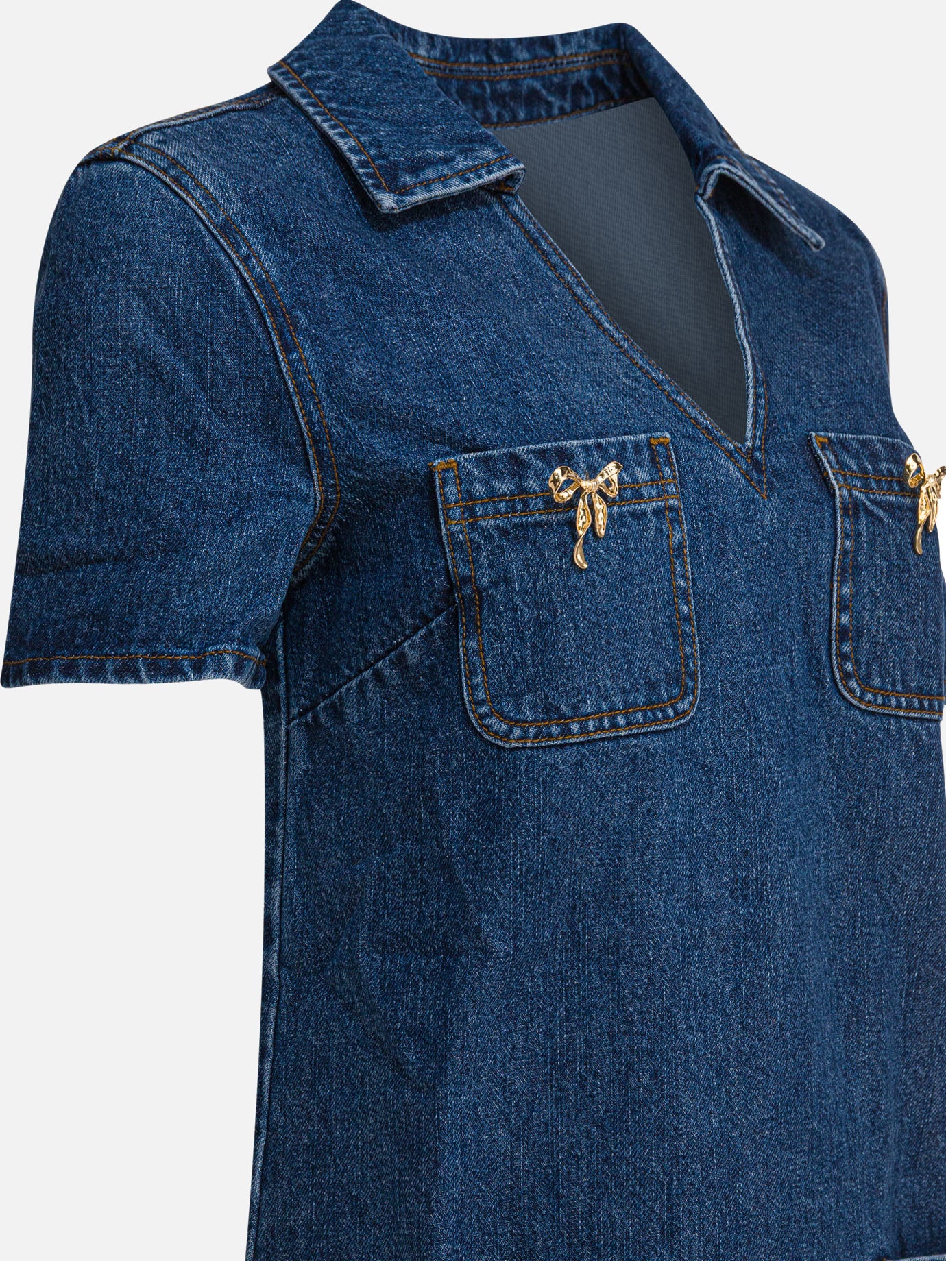 Abiti corti Solid colour Blu - Self-portrait Donna | PDP | VIETTI Online Store | Zoom-Modal_4