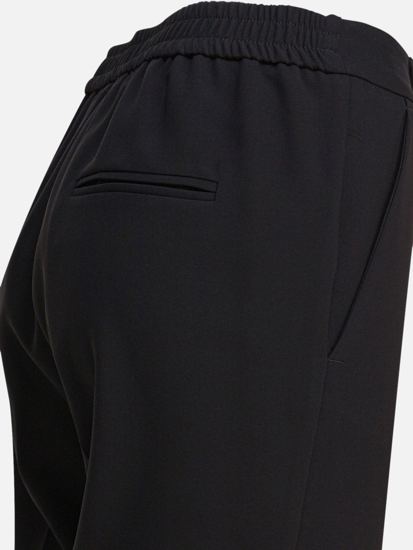 Leisure trousers Solid colour Black - Semper Women | PDP | VIETTI Online Store | Zoom-Modal_4