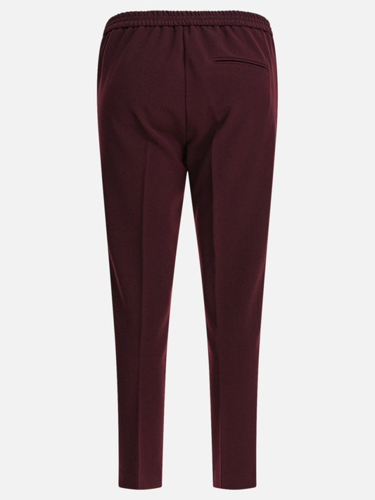 Leisure trousers Solid colour Bordeaux - Semper Women | PLP | VIETTI Online Store | 2