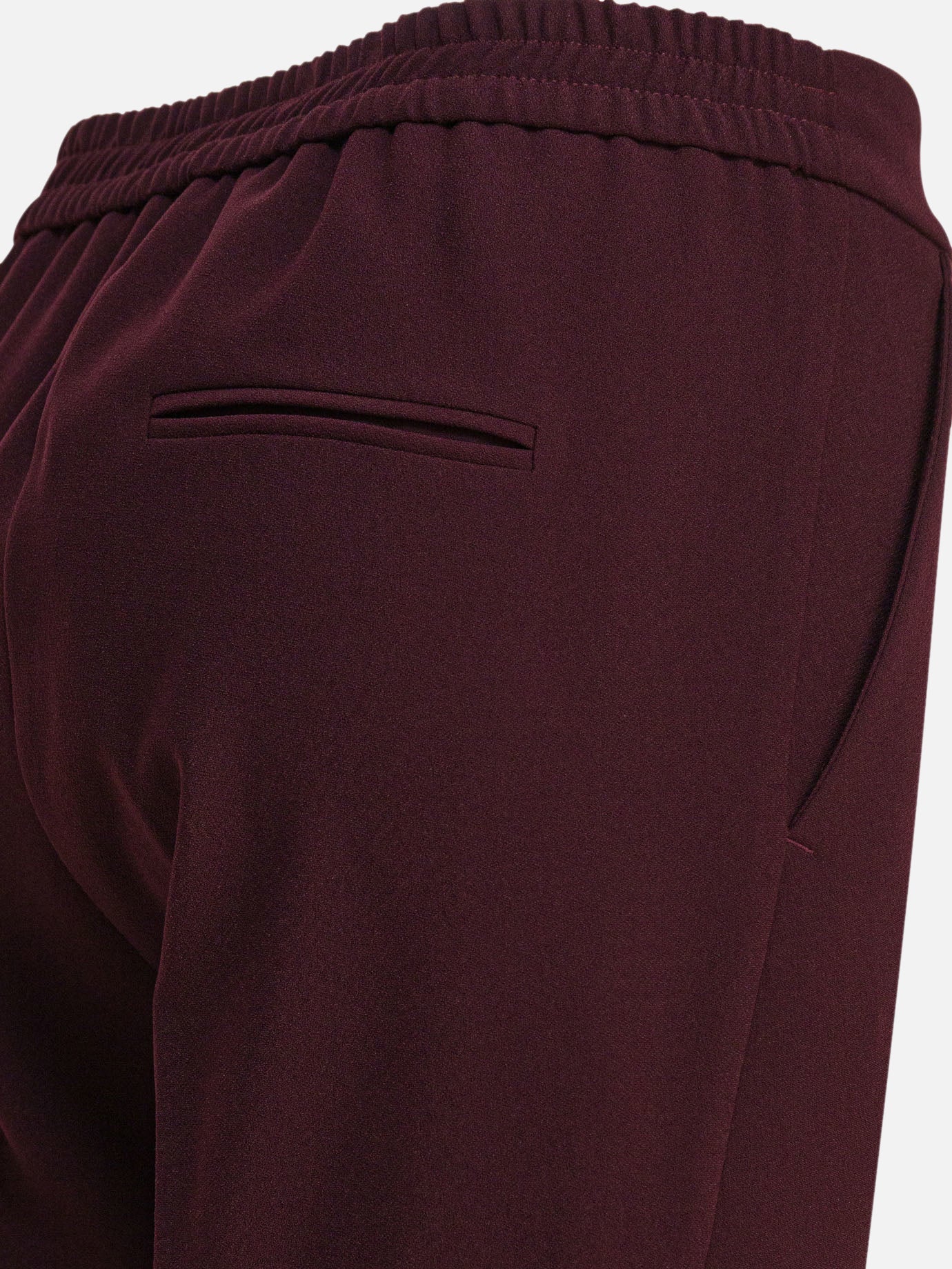 Leisure trousers Solid colour Bordeaux - Semper Women | PDP | VIETTI Online Store | Zoom-Modal_4