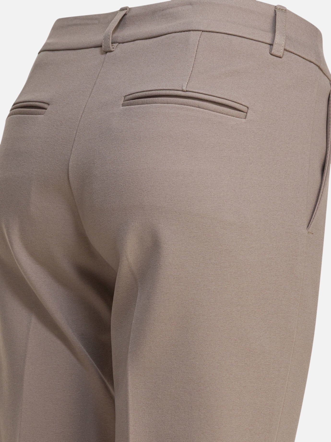 Leisure trousers Solid colour Beige - Semper Women | PDP | VIETTI Online Store | Zoom-Modal_4
