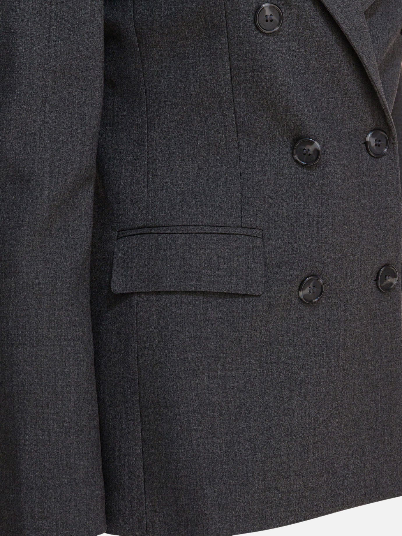 Blazer Solid colour Grigio - Semper Donna | PDP | VIETTI Online Store | Zoom-Modal_4