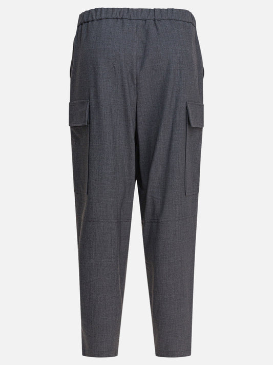 Cargo & parachute trousers Solid colour Grey - Semper Women | PLP | VIETTI Online Store | 2