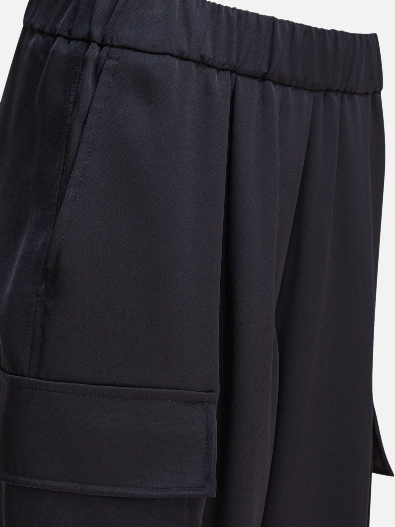 Cargo & parachute trousers Solid colour Blue - Semper Women | PDP | VIETTI Online Store | Zoom-Modal_4