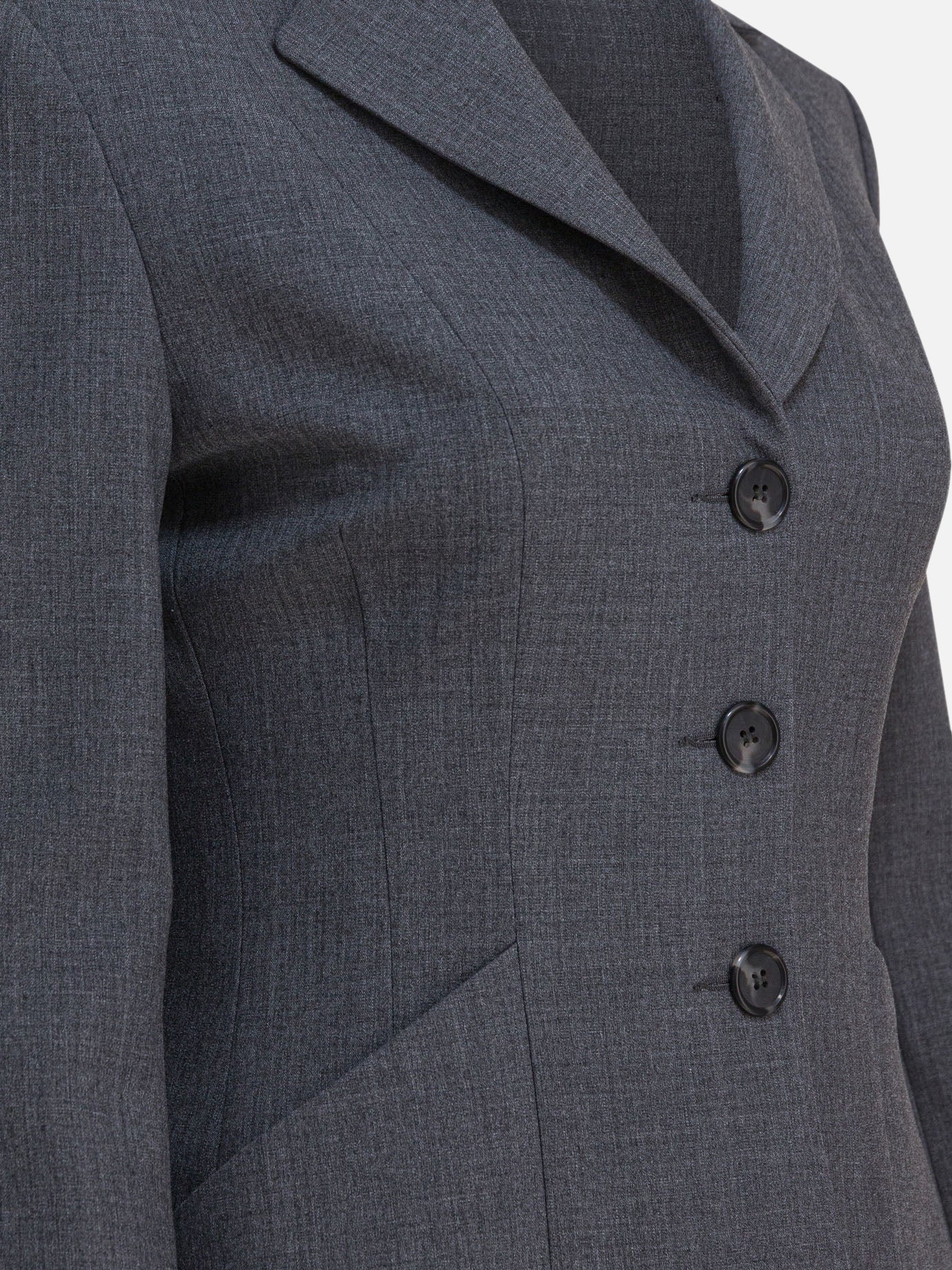 Blazers Solid colour Grey - Semper Women | PDP | VIETTI Online Store | Zoom-Modal_4