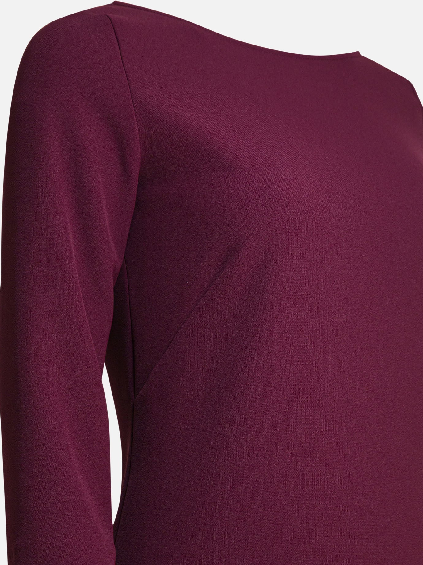 Midi dresses Solid colour Bordeaux - Semper Women | PDP | VIETTI Online Store | Zoom-Modal_4