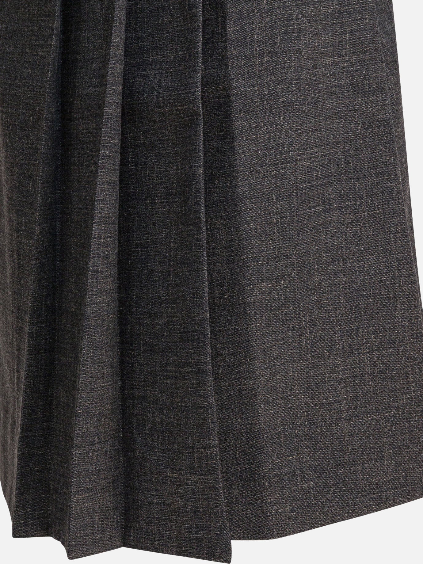 Midi skirts Solid colour Grey - Soeur Women | PDP | VIETTI Online Store | Zoom-Modal_4