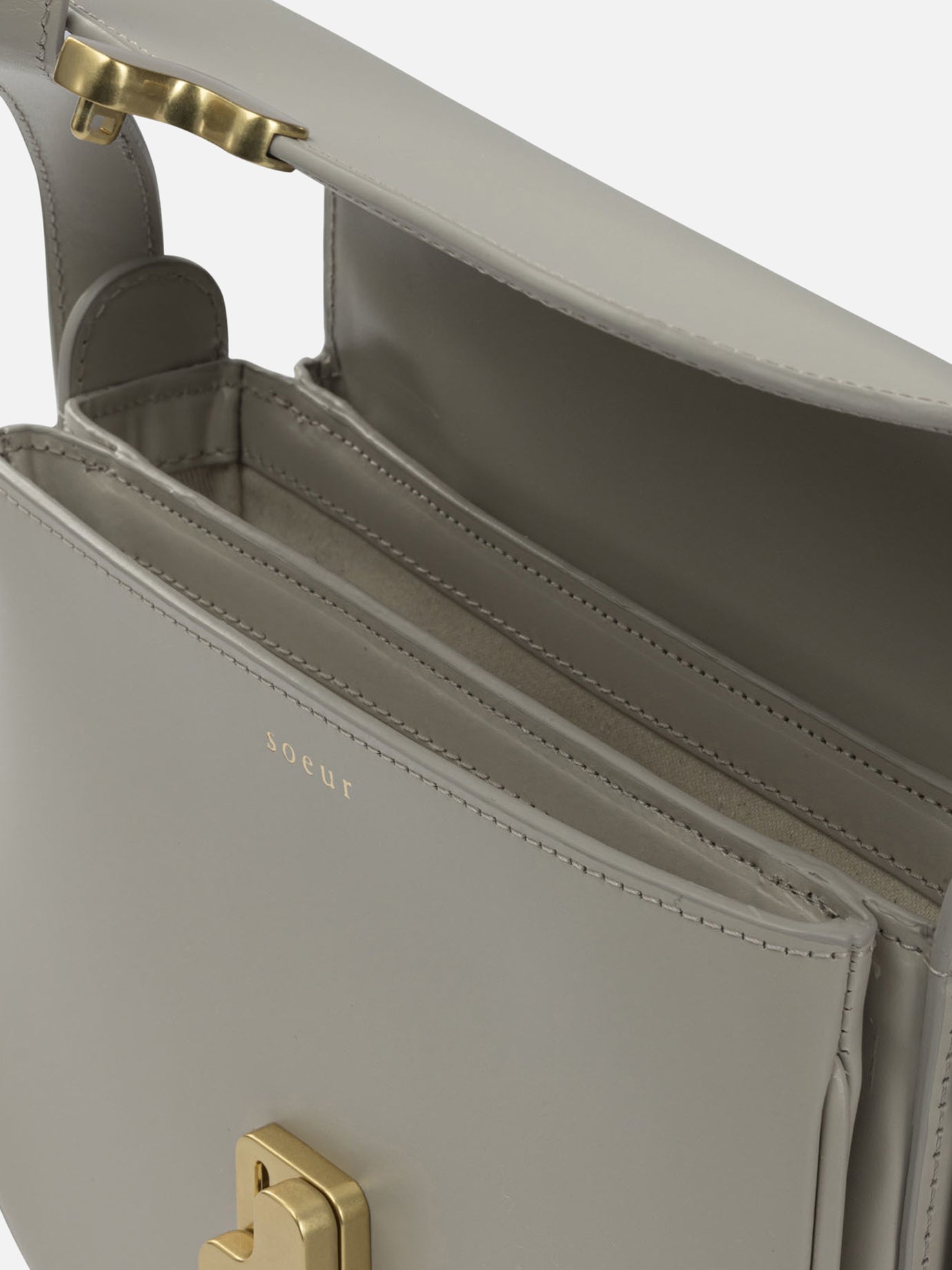 Small bags 100% leather Grey - Soeur Women | PDP | VIETTI Online Store | Zoom-Modal_5