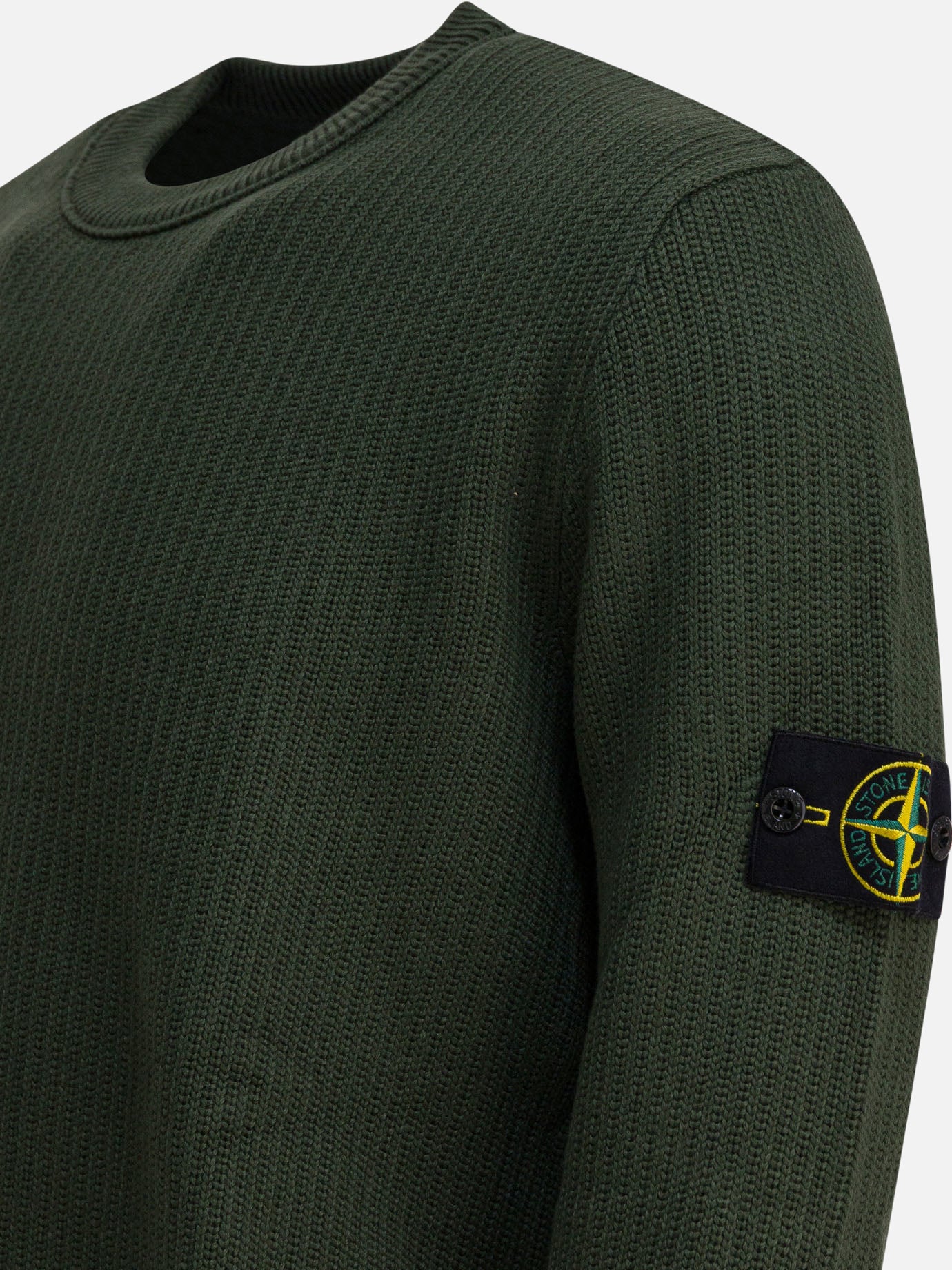 Crewneck sweaters Logo Green - Stone Island Men | PDP | VIETTI Online Store | Zoom-Modal_4