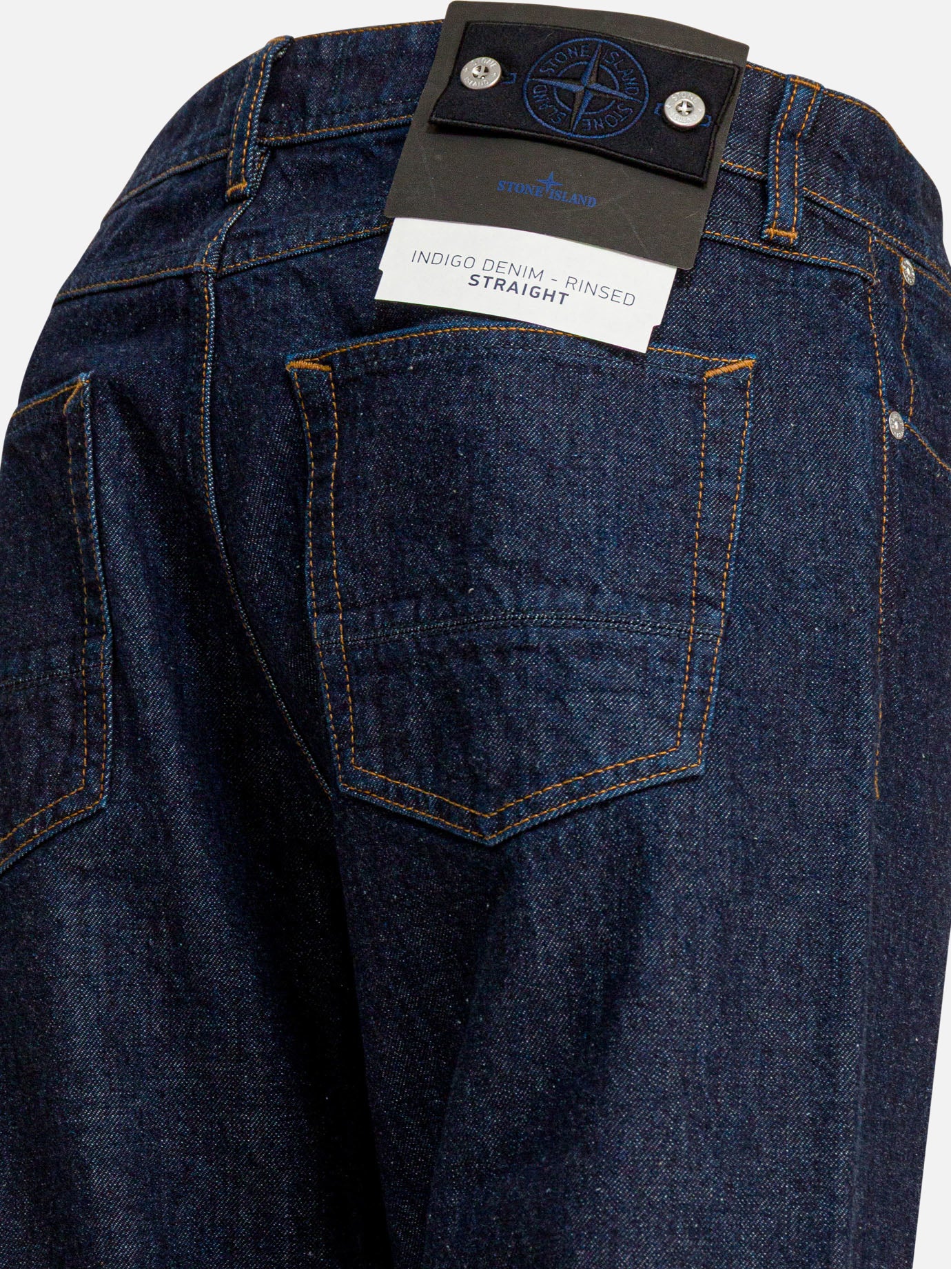 Jeans a gamba dritta Solid colour Blu - Stone Island Uomo | PDP | VIETTI Online Store | Zoom-Modal_4
