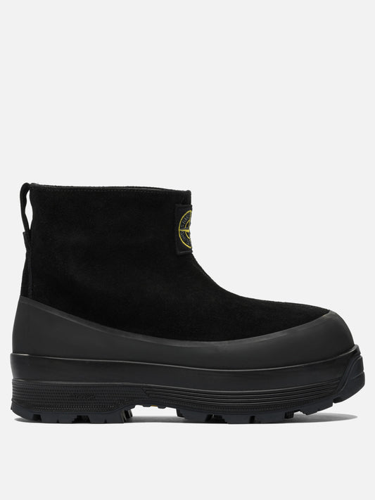 Suede ankle boot