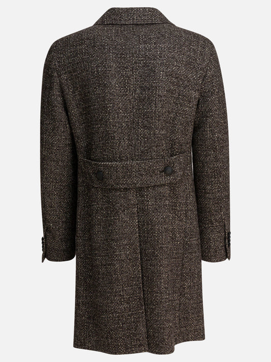 Long coats Solid colour Brown - Tagliatore Men | PLP | VIETTI Online Store | 2