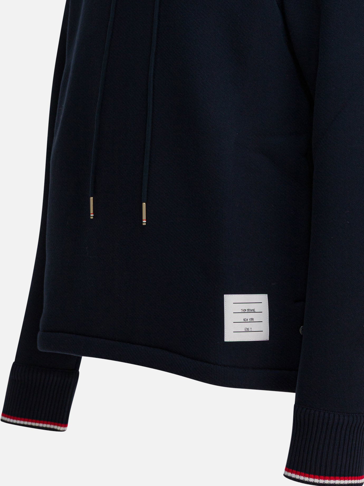 Hoodies Solid colour Blue - Thom Browne Men | PDP | VIETTI Online Store | Zoom-Modal_4