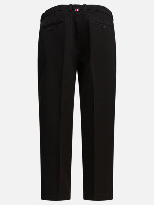 Leisure trousers Solid colour Black - Thom Browne Men | PLP | VIETTI Online Store | 2
