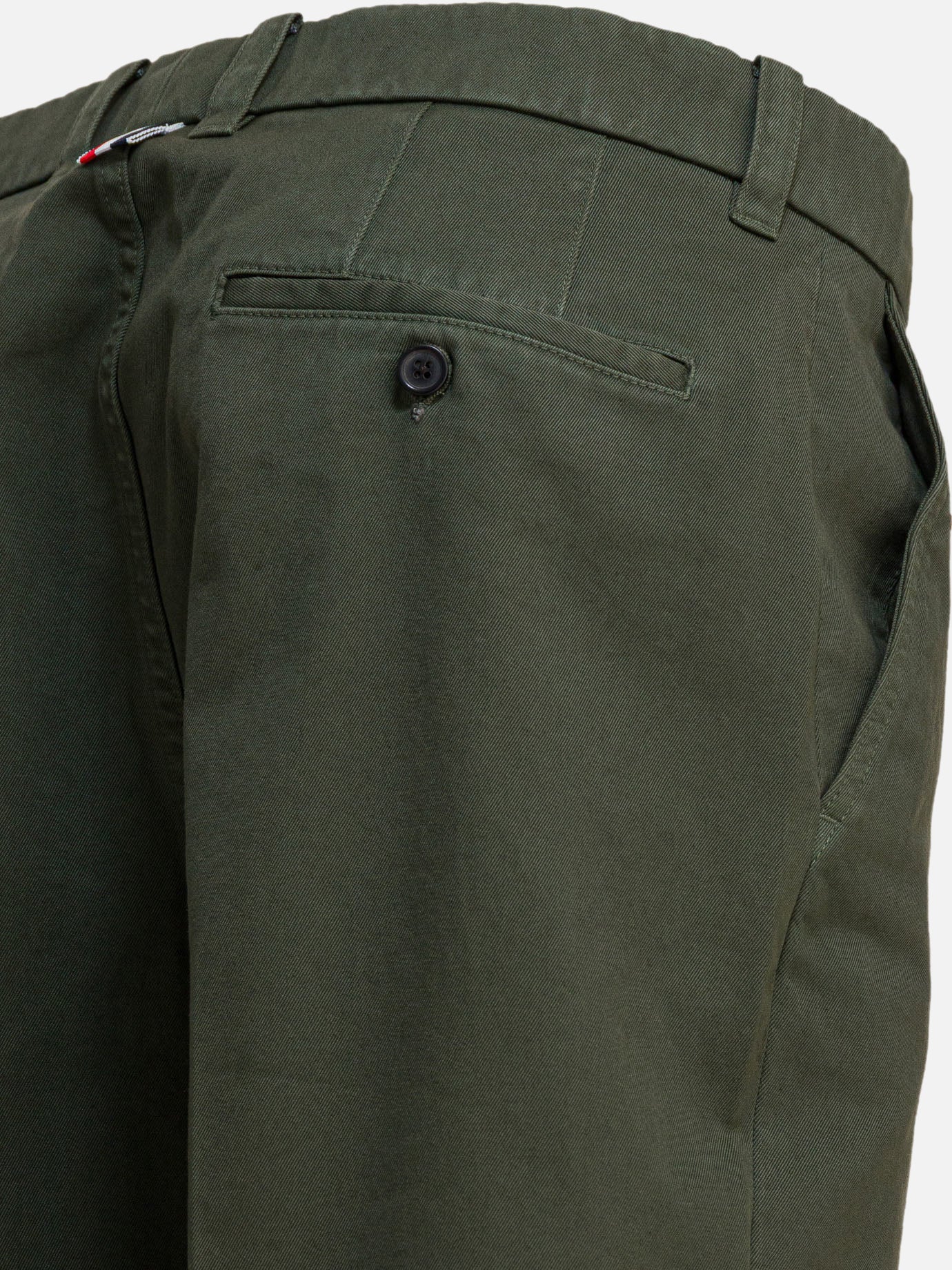 Leisure trousers Solid colour Green - Thom Browne Men | PDP | VIETTI Online Store | Zoom-Modal_4