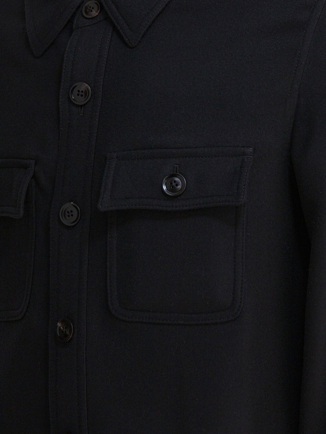 Overshirt jackets Solid colour Black - Tom Ford Men | PDP | VIETTI Online Store | Zoom-Modal_4