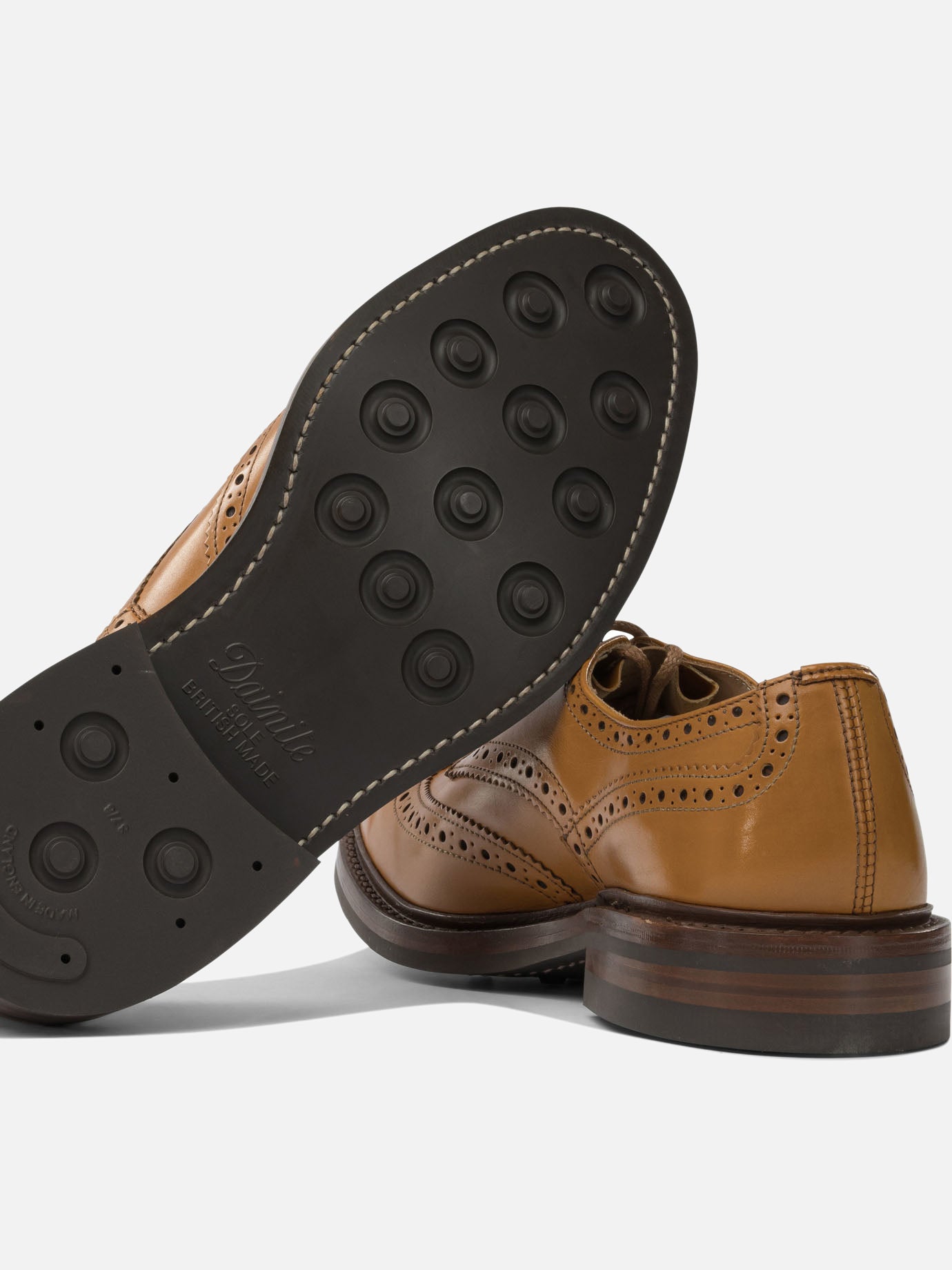 Derby 100% leather - 50% leather 50% rubber Brown - Tricker's Men | PDP | VIETTI Online Store | Zoom-Modal_5