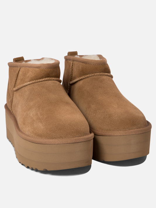 Pull-on boots 100% leather - 100% rubber Brown - Ugg Women | PLP | VIETTI Online Store | 2