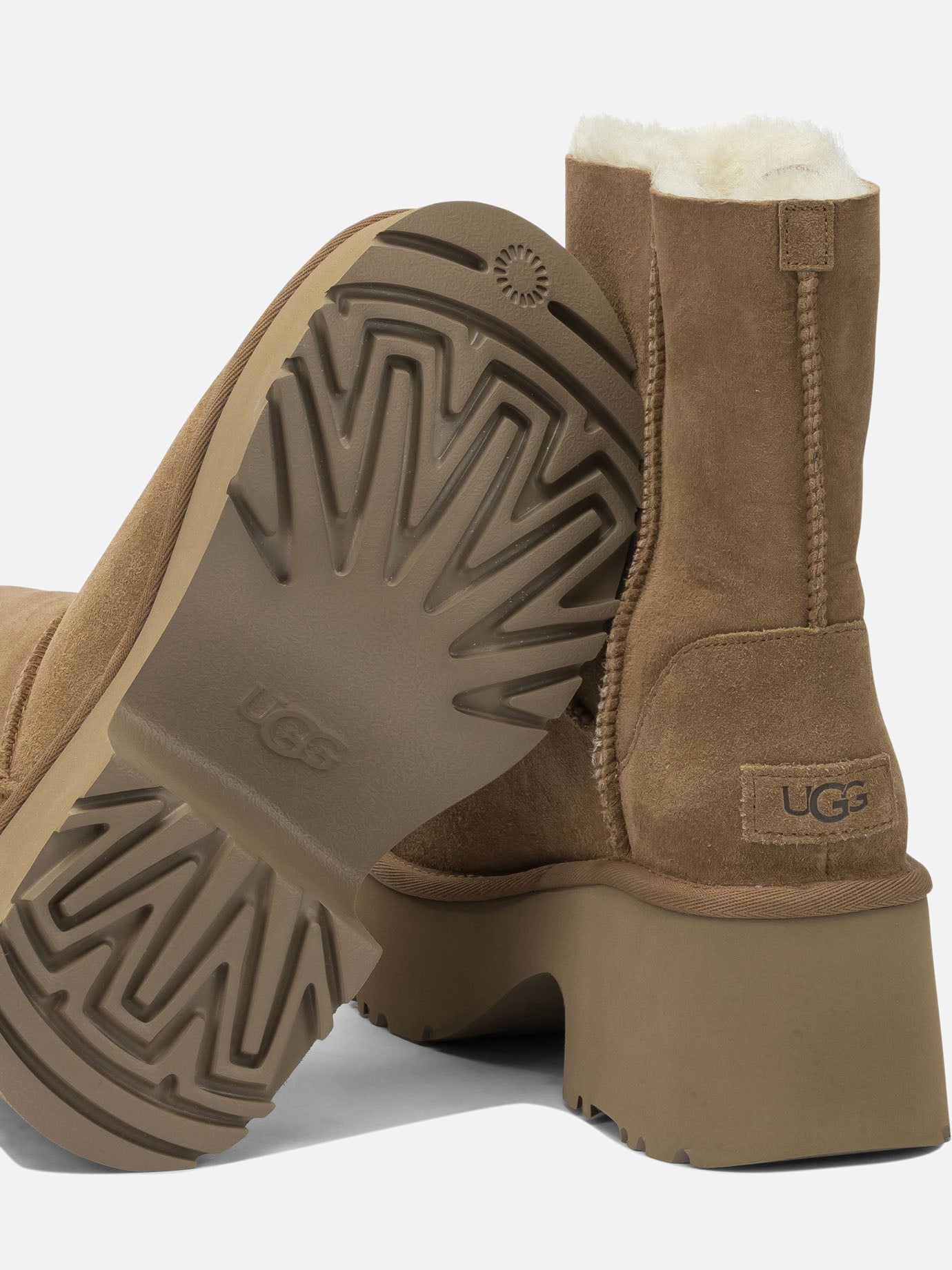 Pull-on boots 100% leather - 100% rubber Brown - Ugg Women | PDP | VIETTI Online Store | Zoom-Modal_5