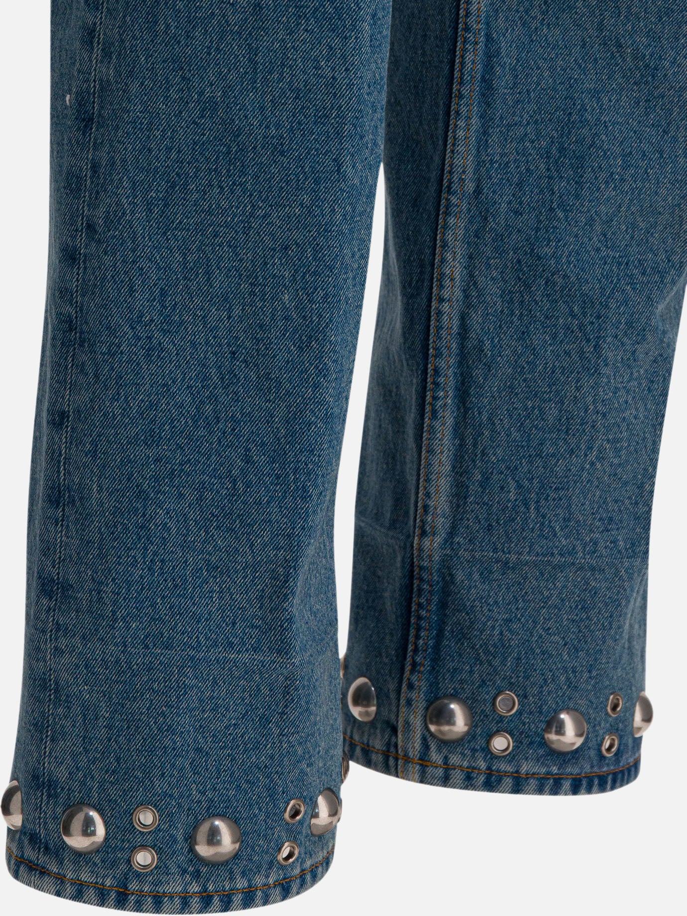 Straight-leg jeans Solid colour Light blue - Valentino Men | PDP | VIETTI Online Store | Zoom-Modal_4