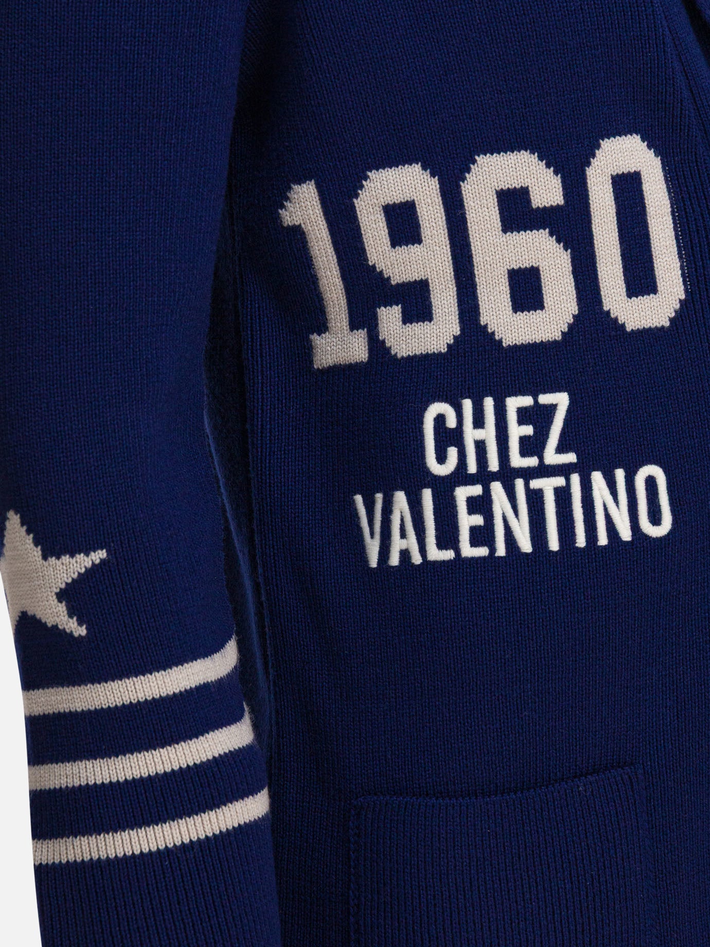 Cardigans Logo Blue - Valentino Men | PDP | VIETTI Online Store | Zoom-Modal_4