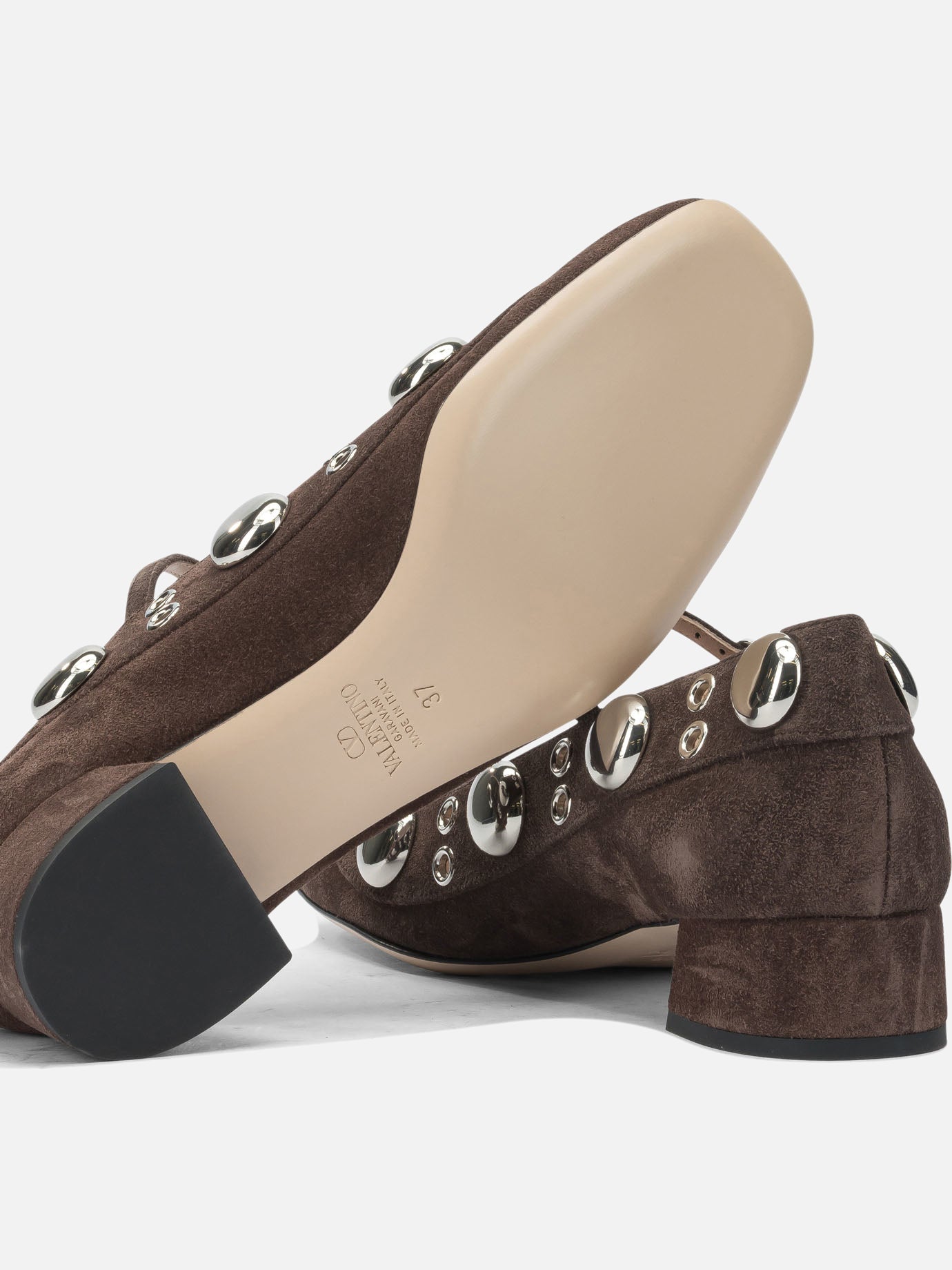 Mary Jane 100% calf leather Marrone - Valentino Garavani Donna | PDP | VIETTI Online Store | Zoom-Modal_5