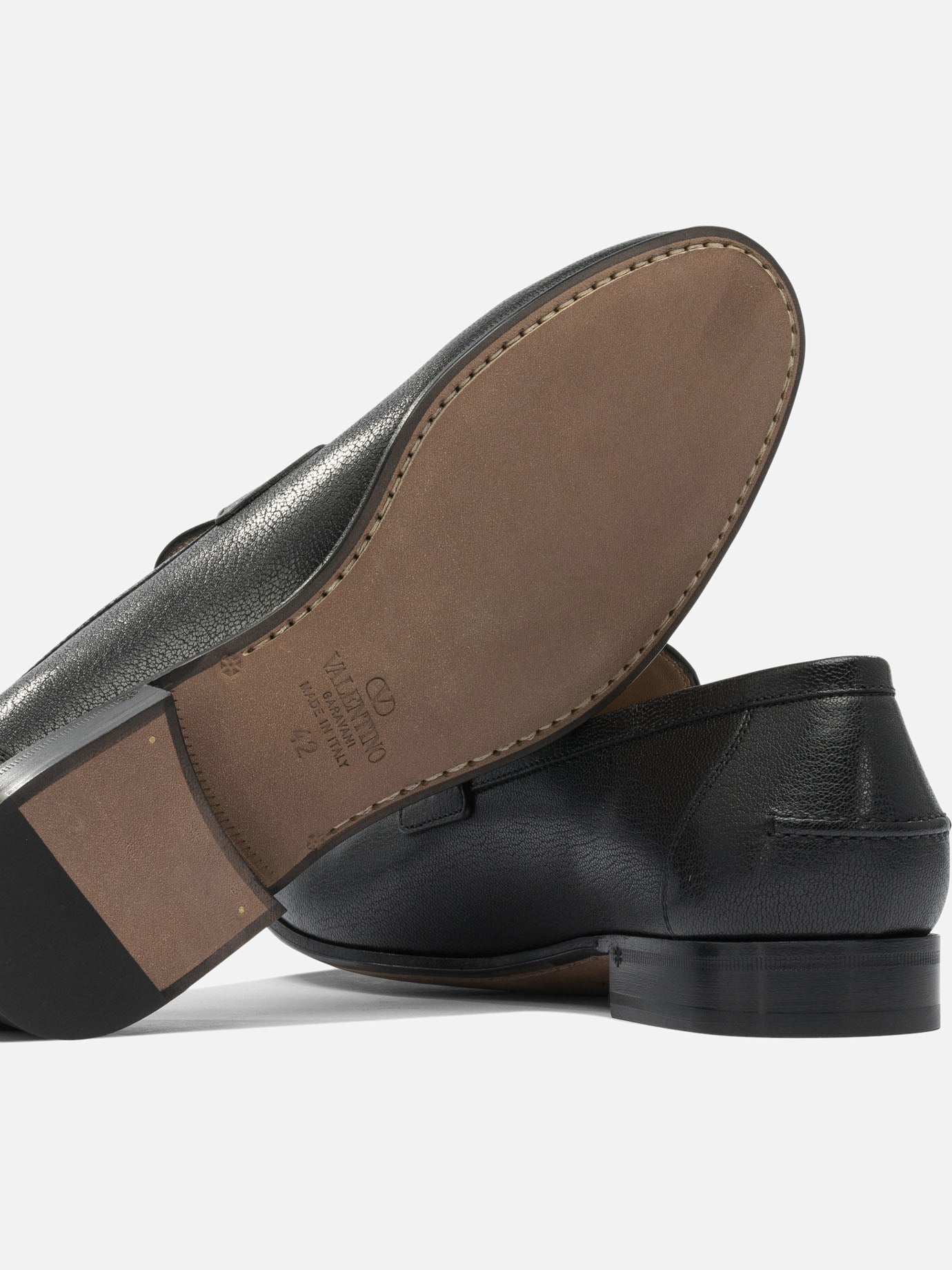 Loafers 100% leather - 100% leather Black - Valentino Garavani Men | PDP | VIETTI Online Store | Zoom-Modal_5