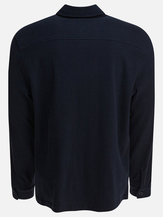 Overshirt jackets Solid colour Blue - Vince Men | PLP | VIETTI Online Store | 2
