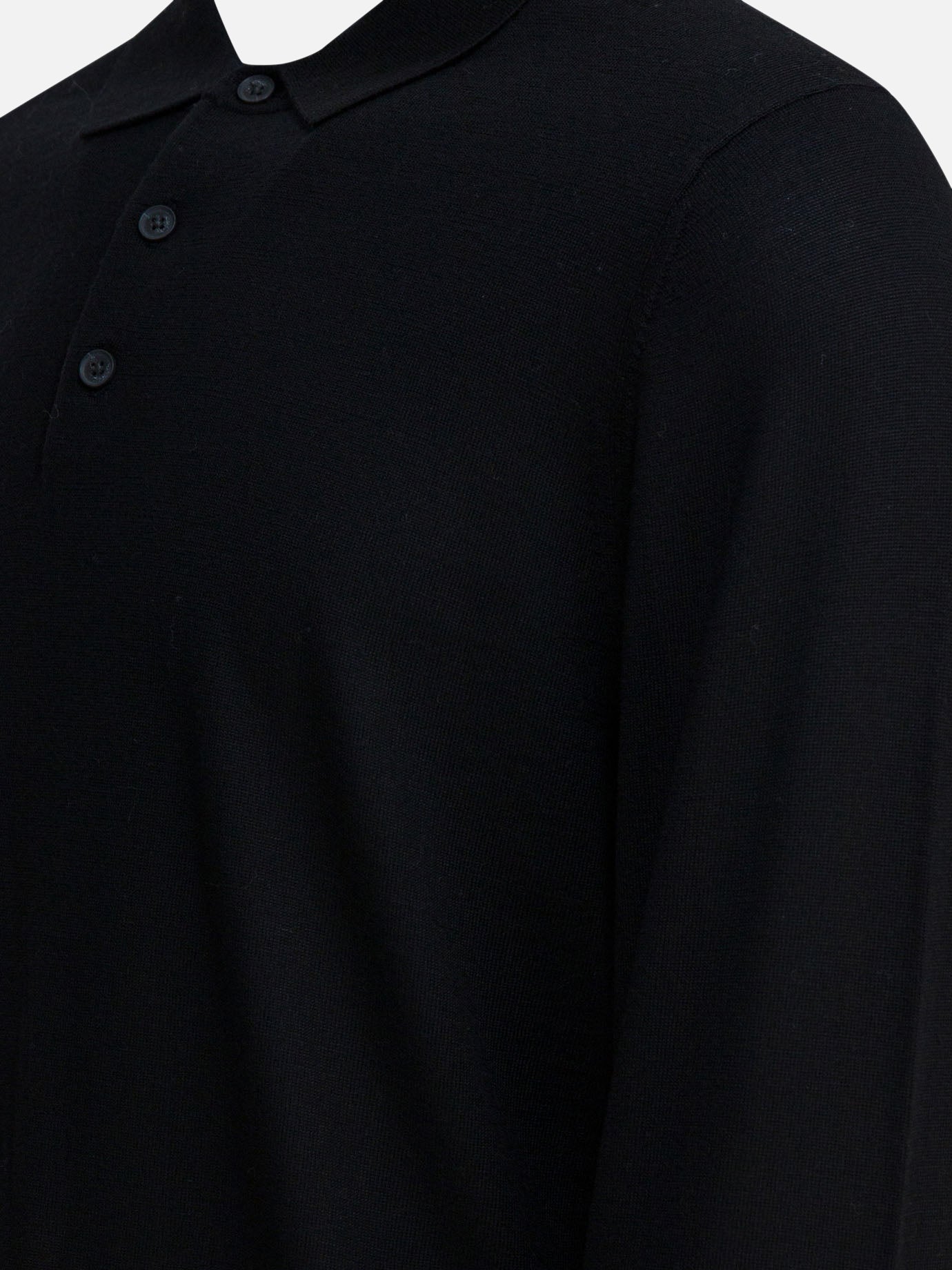 Polo shirts with buttons Solid colour Black - Vince Men | PDP | VIETTI Online Store | Zoom-Modal_4