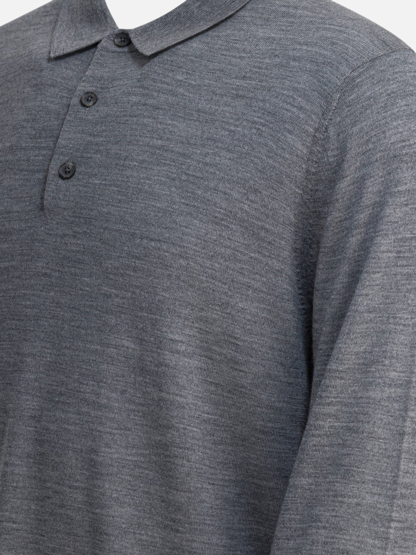 Polo shirts with buttons Solid colour Grey - Vince Men | PDP | VIETTI Online Store | Zoom-Modal_4
