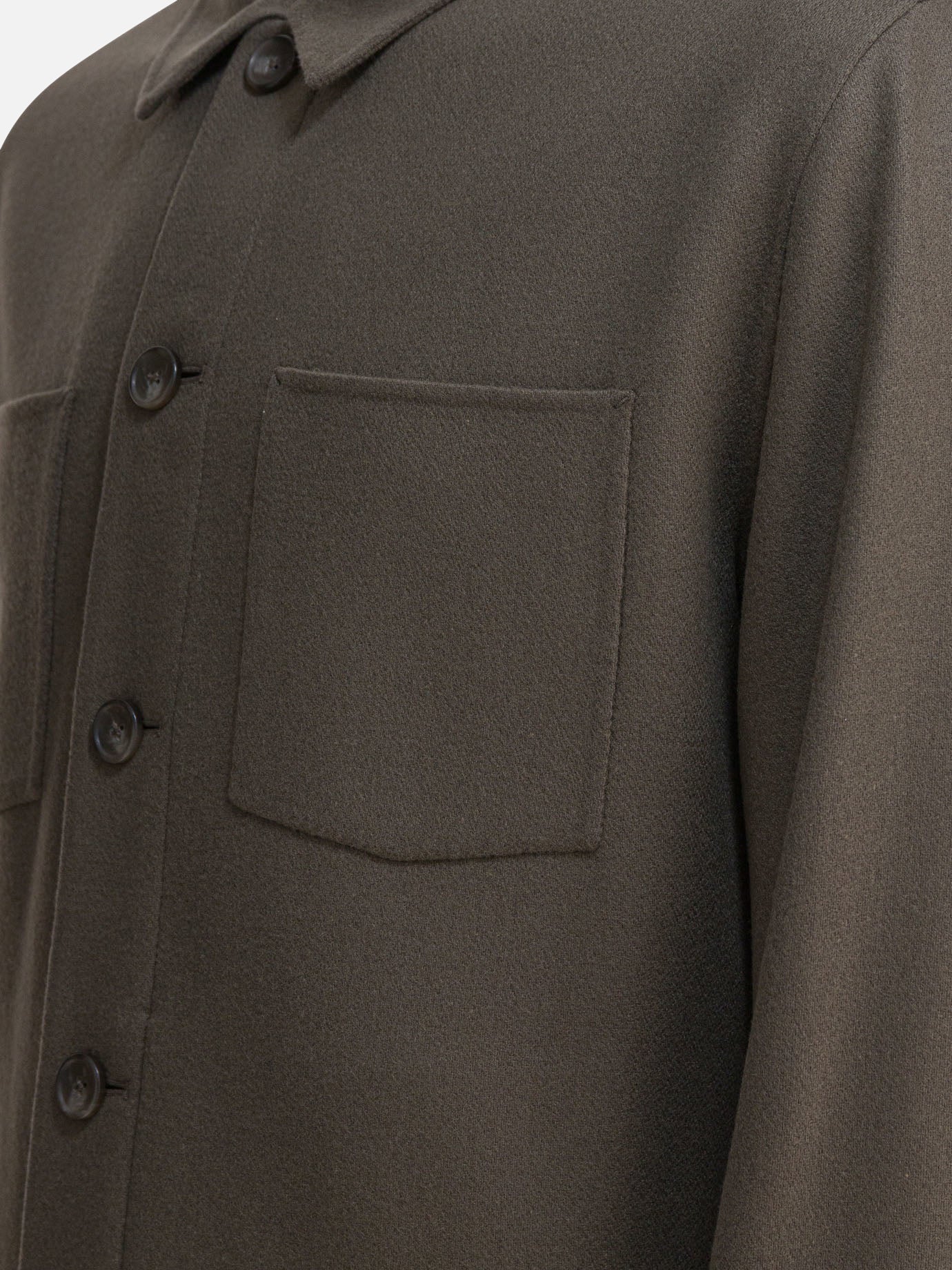 Overshirt jackets Solid colour Grey - Vince Men | PDP | VIETTI Online Store | Zoom-Modal_4