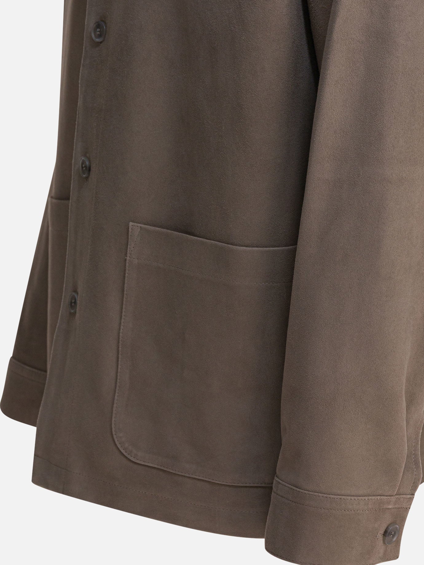 Leather jackets Solid colour Grey - Vince Men | PDP | VIETTI Online Store | Zoom-Modal_4