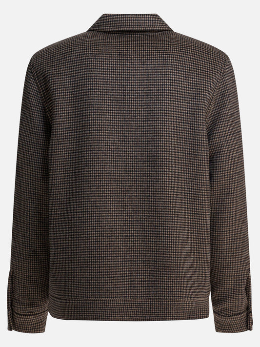 Giacche overshirt Houndstooth Marrone - Vince Uomo | PLP | VIETTI Online Store | 2