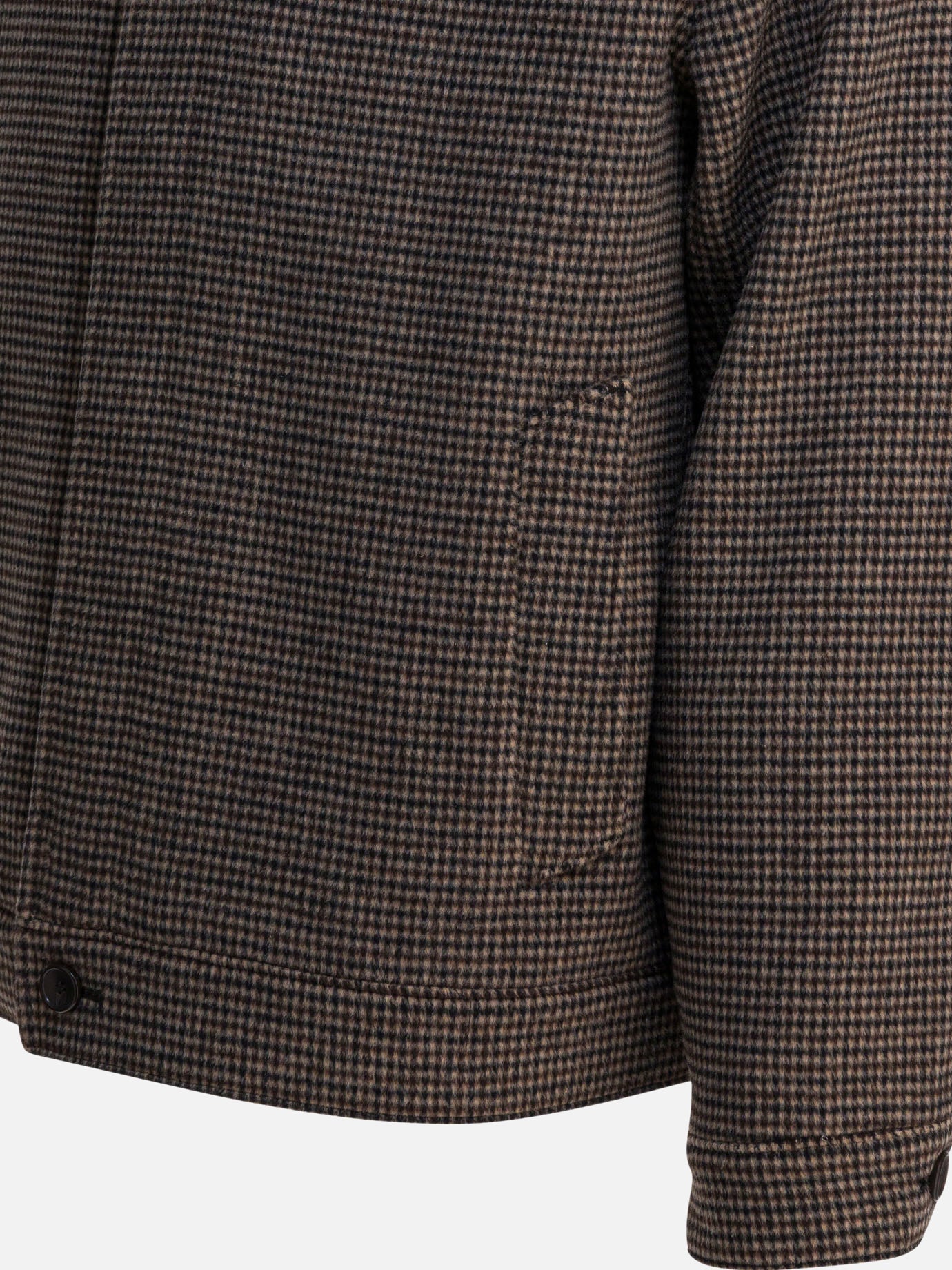 Overshirt jackets Houndstooth Brown - Vince Men | PDP | VIETTI Online Store | Zoom-Modal_4