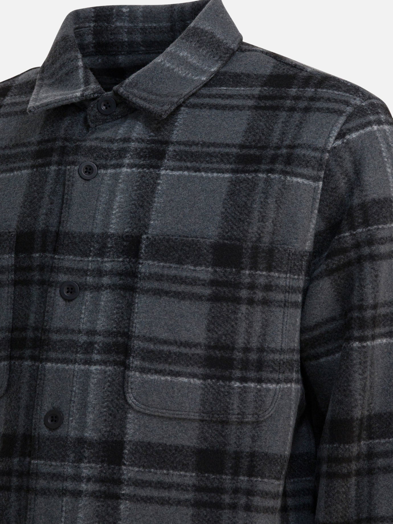 Giacche overshirt Check Grigio - Vince Uomo | PDP | VIETTI Online Store | Zoom-Modal_4